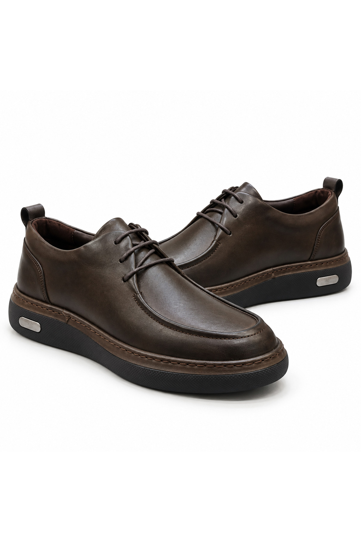 BeyShoes Erkek Bağcıklı Modern Taban Günlük Casual Ayakkabı görsel 3