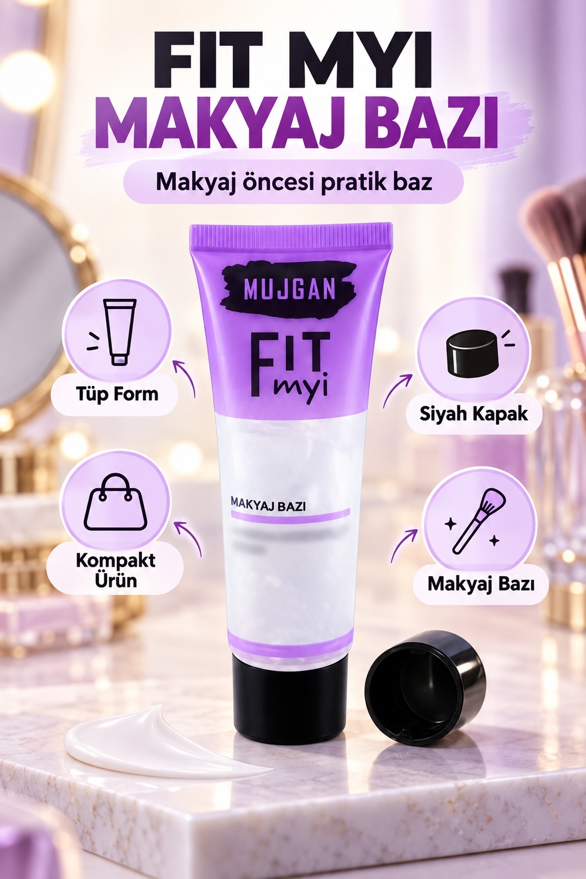 Fit Myi Makyaj Bazı — رنگارنگ BDM100416