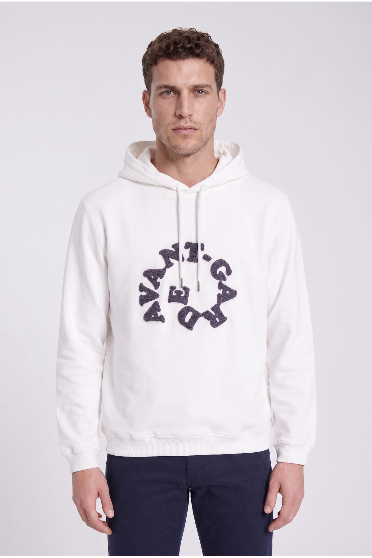 Ds Damat Slim Fit Ekru Sweatshirt — بژ 1HCE238310149 — تصویر 3 از 6