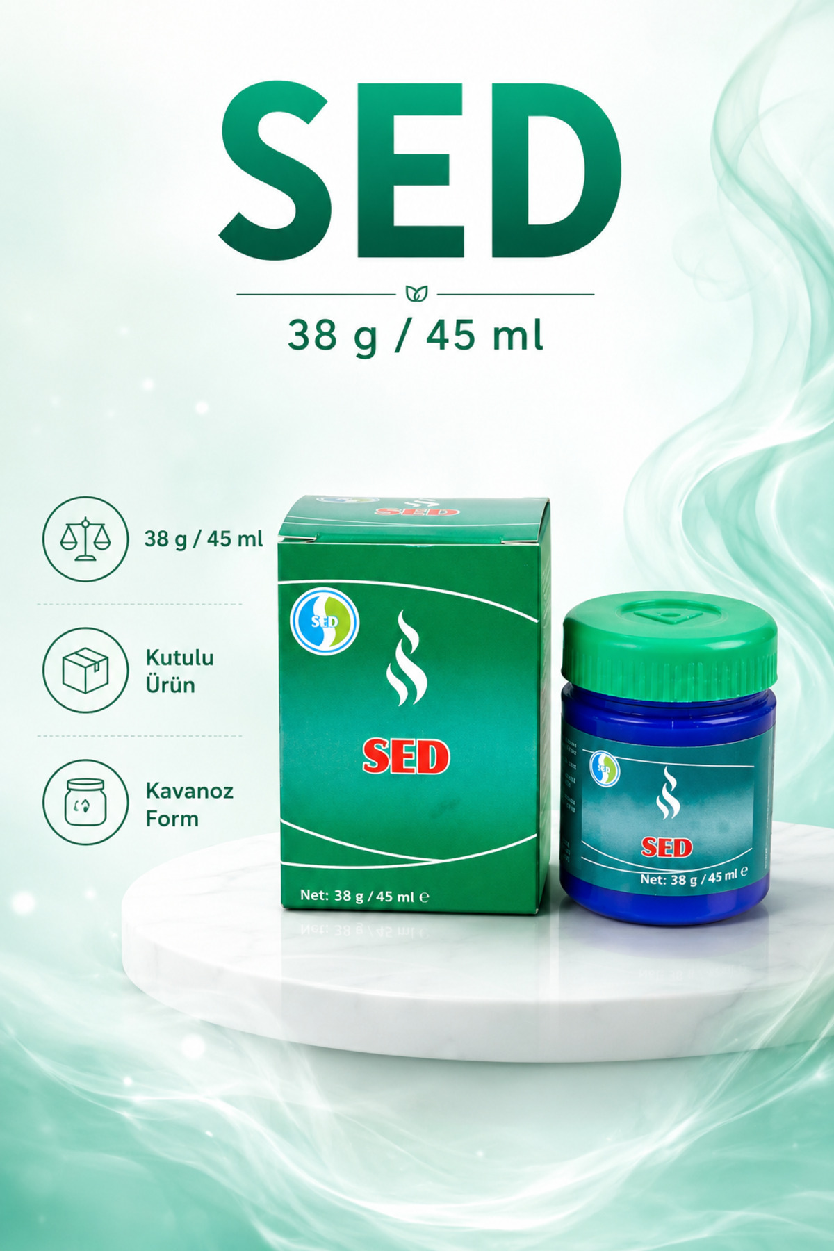 Calming Balance Gel　２本セット Zey-Al 2'li Set Mentollü Ferahlatıcı Masaj Kremi - 38 g / 45 ml