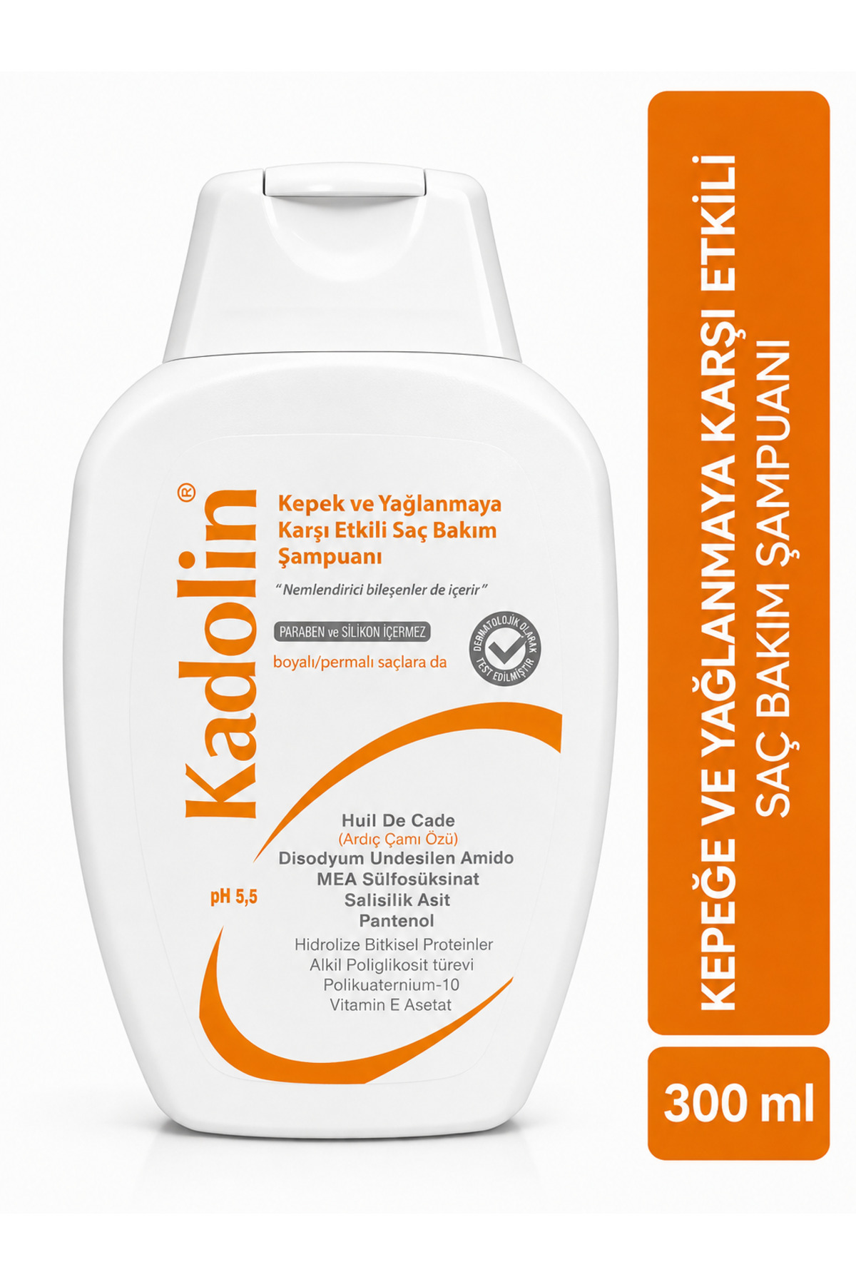 Dermadolin Kadolin Kepek ve Yağlanma Karşıtı Şampuan 300 ml | Saç Bakım Şampuanı | Hassas Saç Derisi İçin — 8692780000091