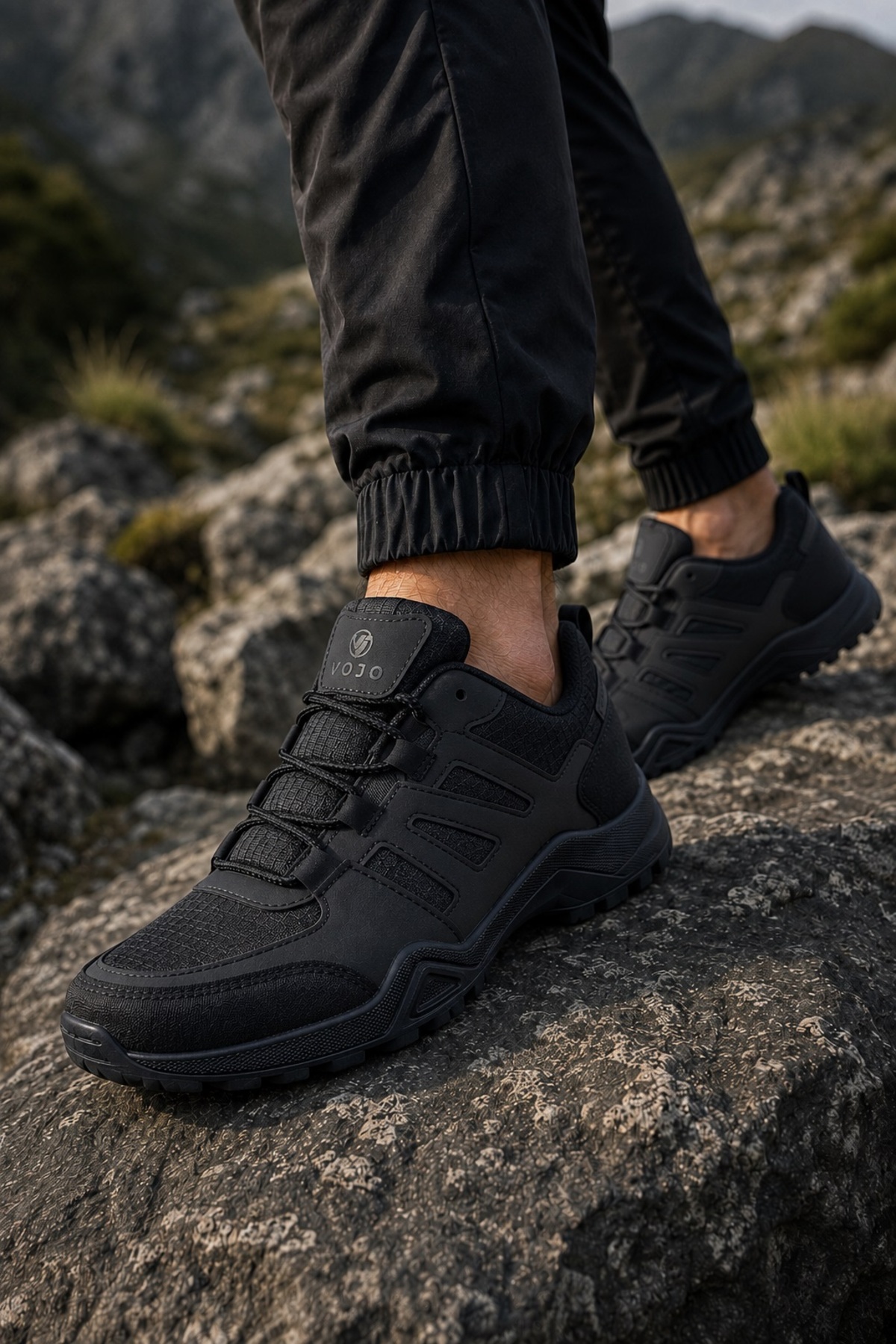 Vojo Heber Suya Dayanıklı Kışlık Outdoor Erkek Ayakkabı Black görsel 3