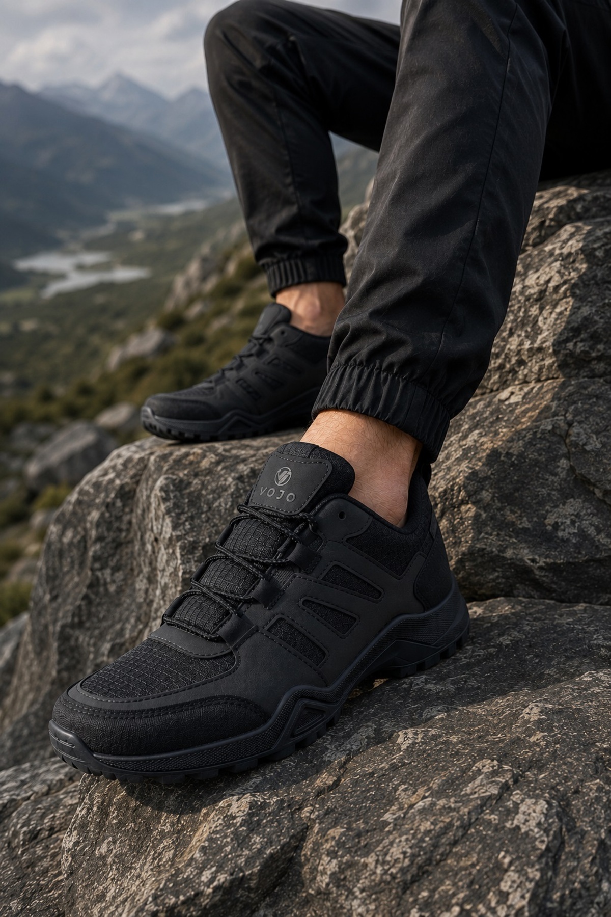 Vojo Heber Suya Dayanıklı Kışlık Outdoor Erkek Ayakkabı Black