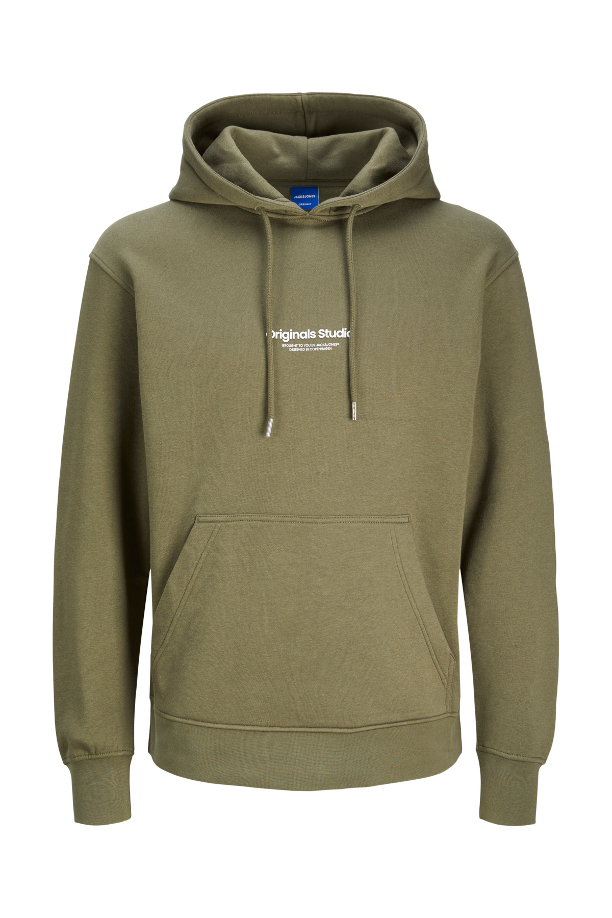 سویشرت مردانه جک اند جونز مدل JORVESTERBRO Sweat HOOD خاکی سبز کد 12241687 جک اند جونز سویشرت Jack & Jones
