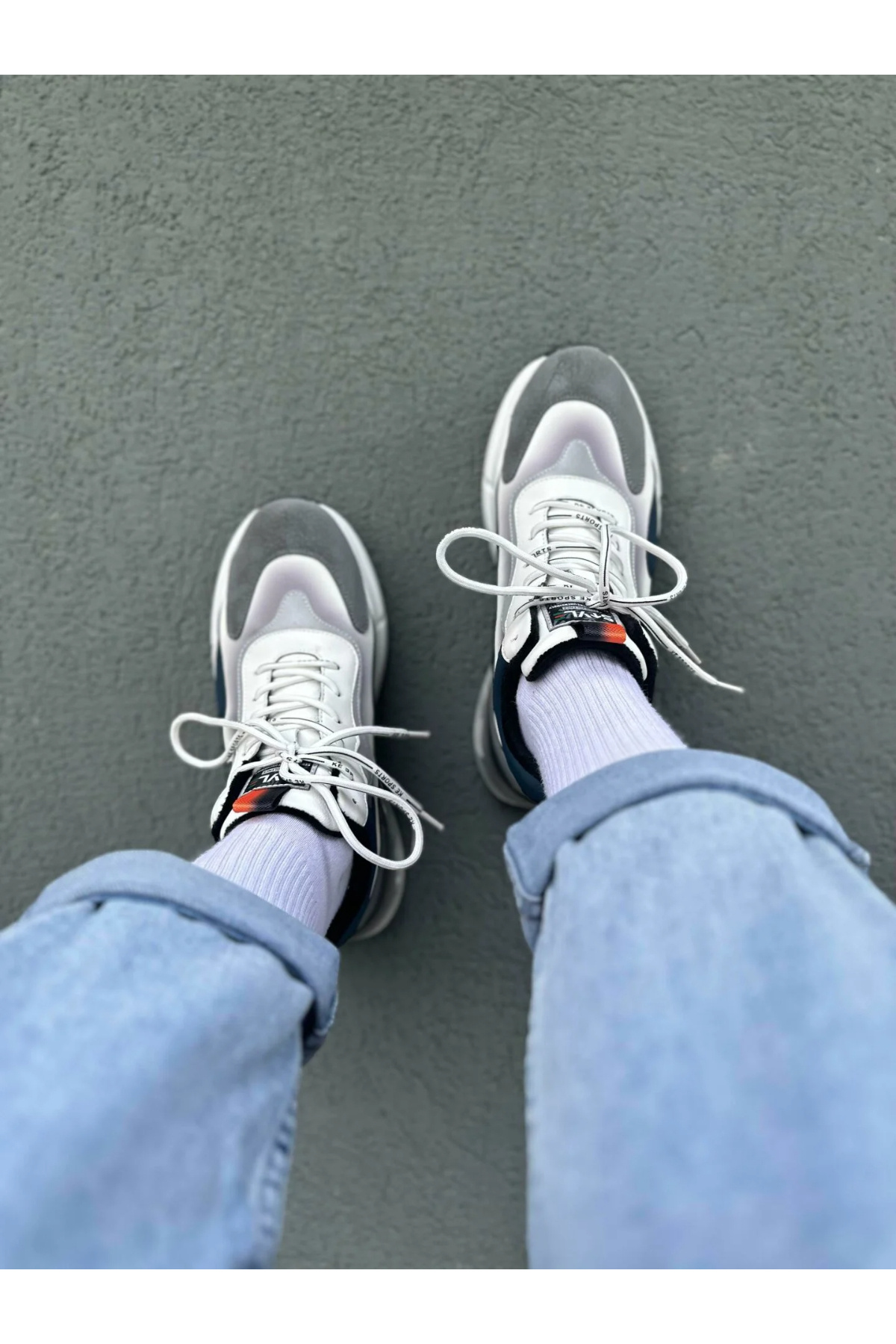 23K544 Erkek Sneakers Günlük Kullanım Ayakkabı Beyaz — سفید 23MEGUJA0000007 — تصویر 4 از 4