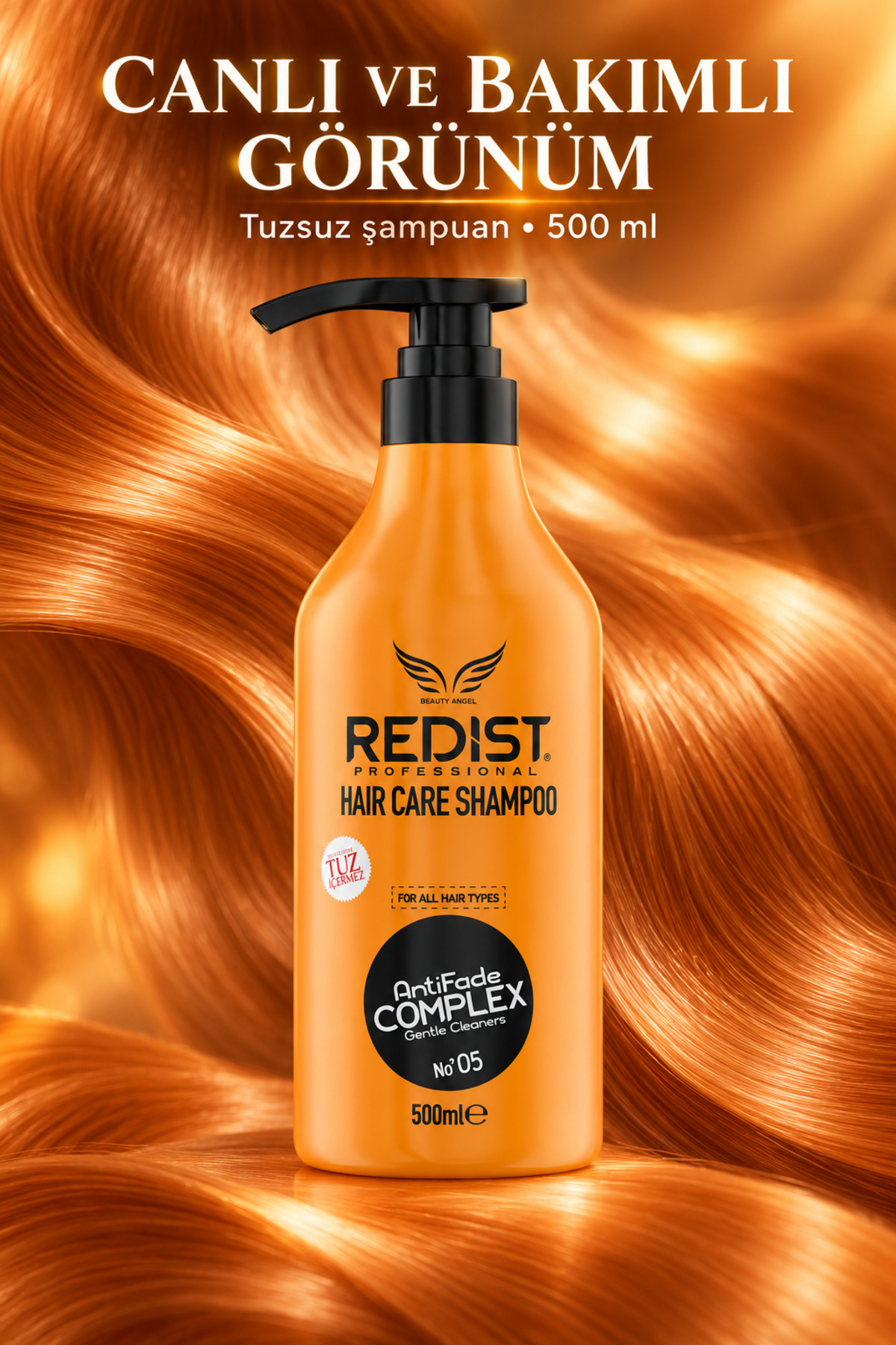 Tuzsuz Brezilya Fönü Şampuanı – Uzun Süreli Pürüzsüzlük ve Yoğun Bakım | Vegan Formül | 500 ml — REDİST- 500 ML - TUZSUZ — تصویر 6 از 8