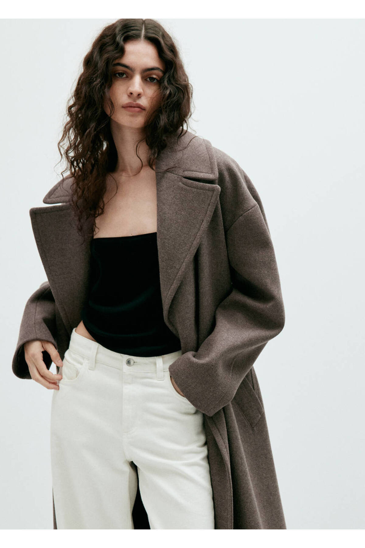 MANGO Woman Coat traviata görsel 6