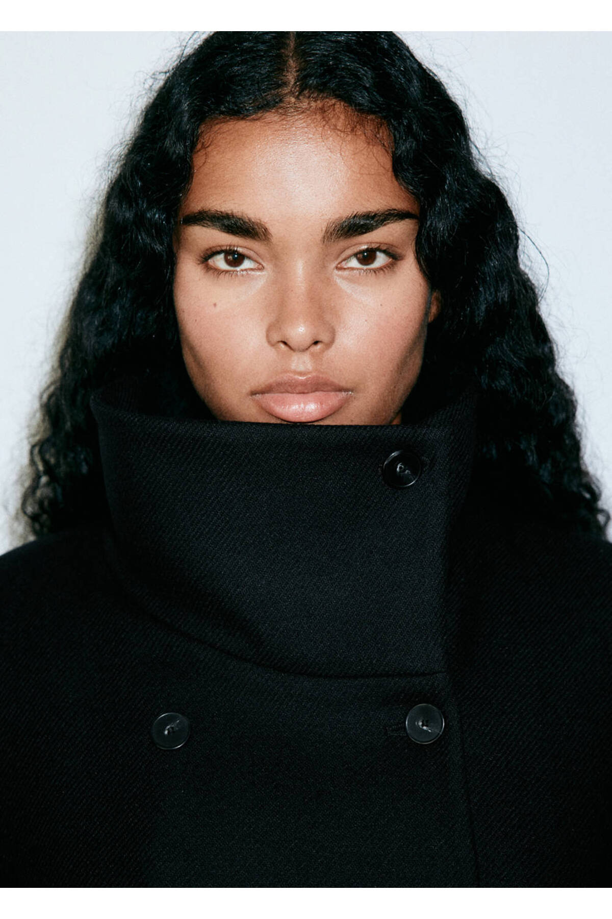 MANGO Woman Manteco wool funnel-neck coat görsel 8
