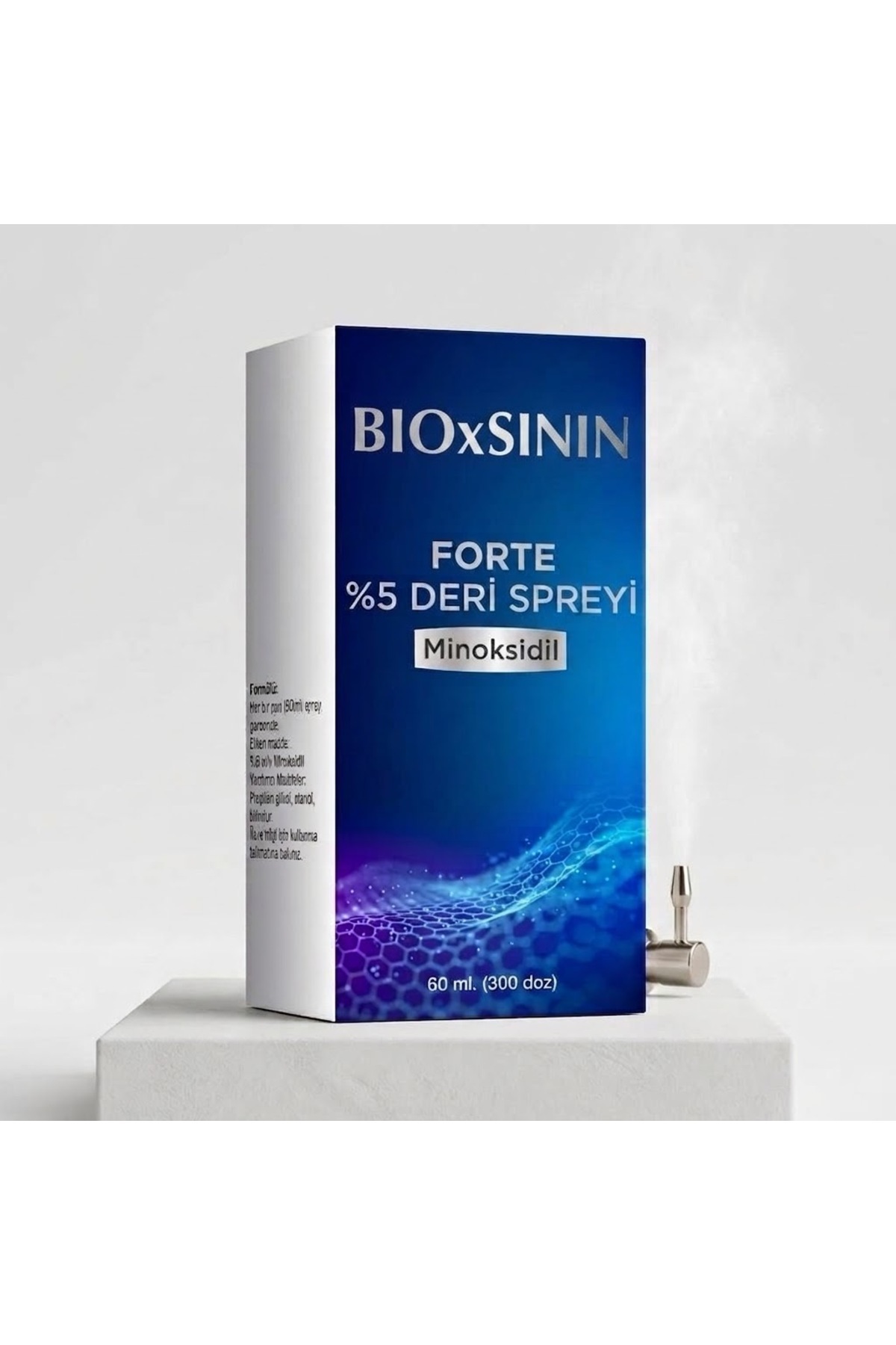 Bioxinin Saç Spreyi %5 minox-sidil 60 ml 2029 miad/Dökülme karşıtı, oluşumuna yardımcı olur /Eczaneden Direk Tüketiciye — 7000 — تصویر 4 از 8