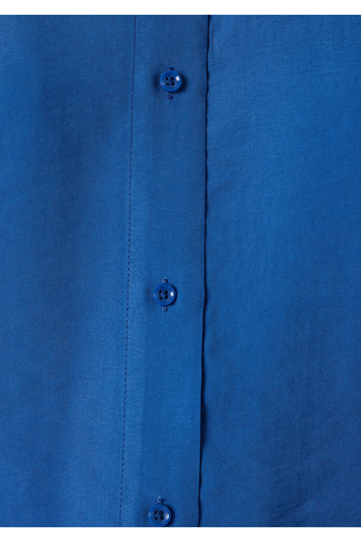 Modal (Tencel™) Karışımlı Gömlek Oversize / Geniş Kesim 1211488-70912 — آبی 135809764(özse giyim) — تصویر 7 از 7