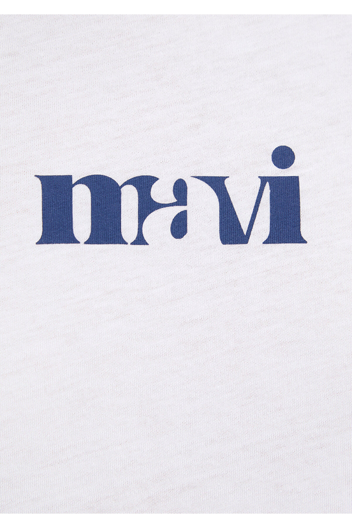 Mavi Baskılı Beyaz Tişört Regular Fit / Normal Kesim 1612241-620 görsel 8