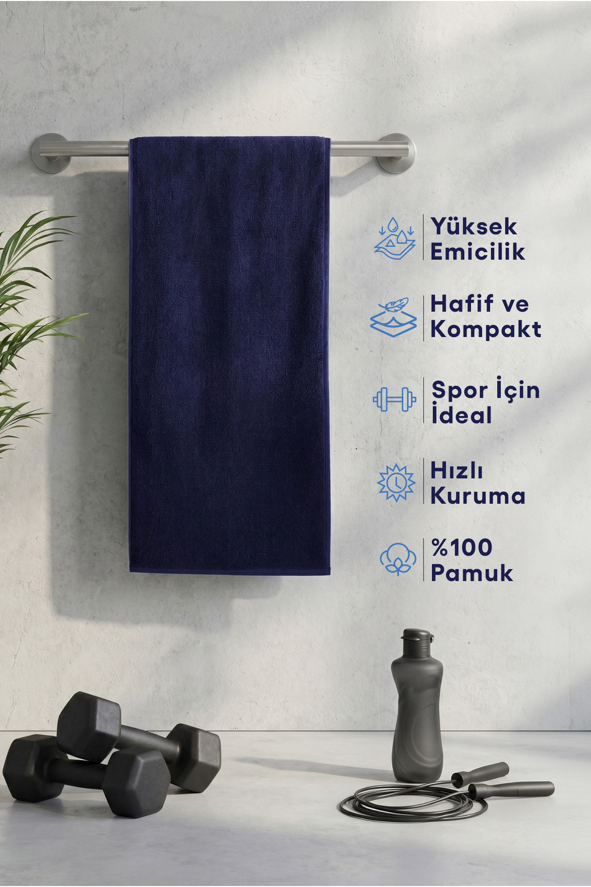 Pamuk Spor Havlusu (30x100)