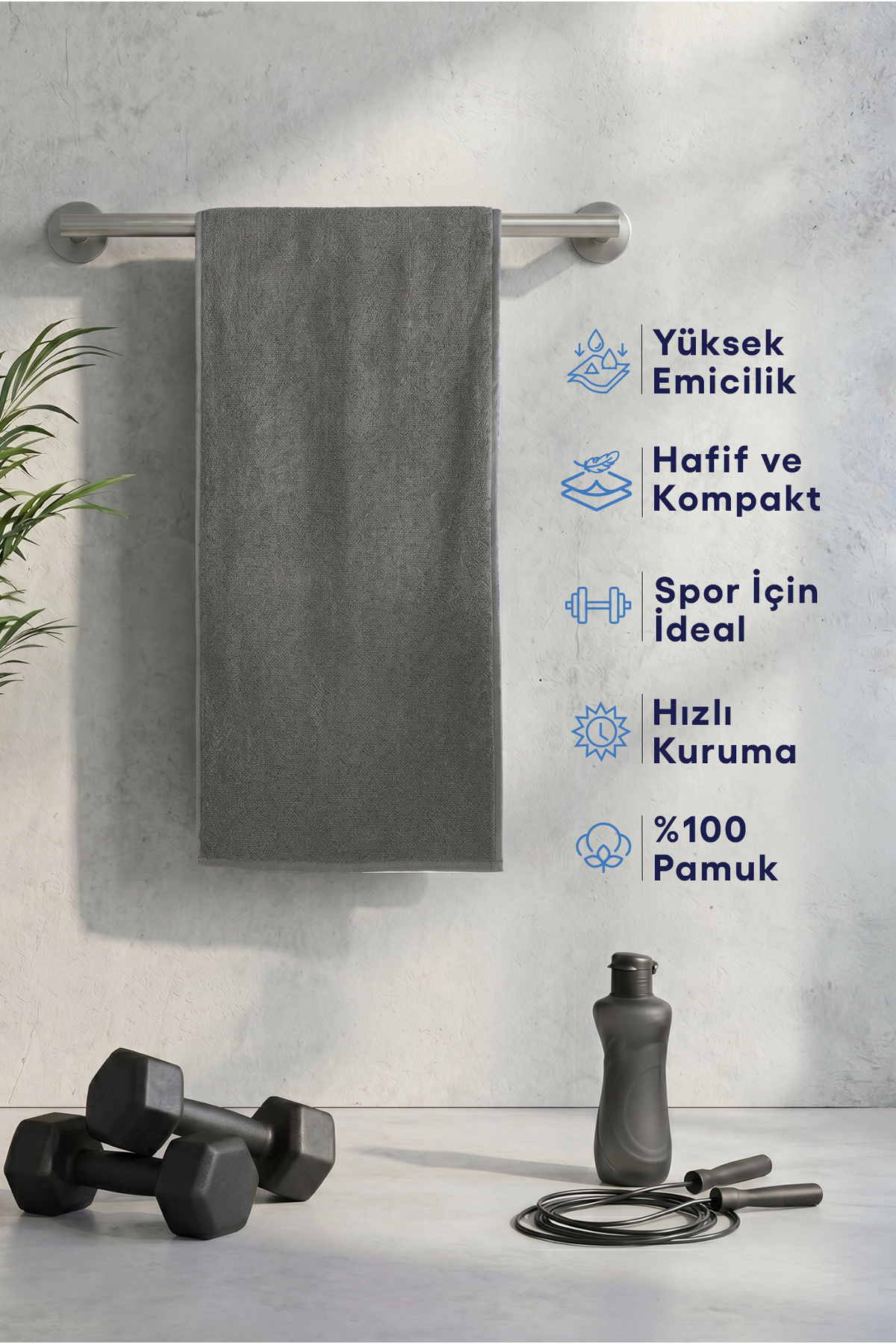 Pamuk Spor Havlusu (30x100)