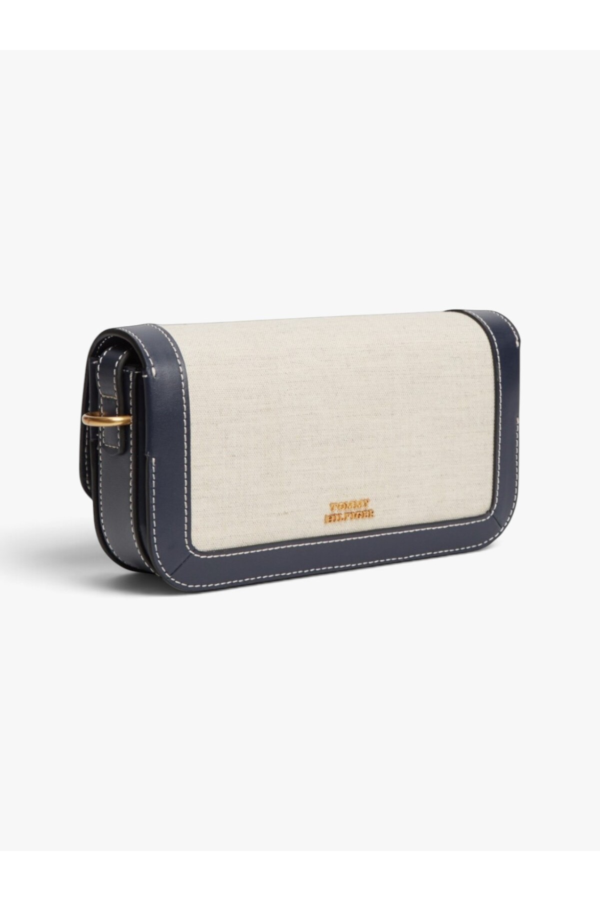 کیف زنانه کتان مرواریدی TH SCRIPT FLAP CROSSOVER - AW0AW18737