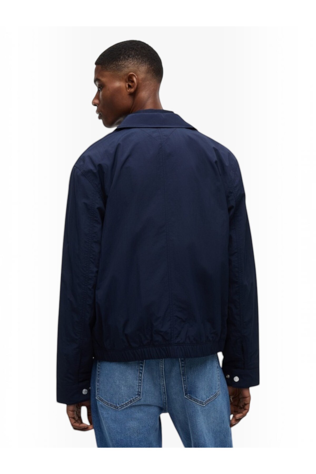 TJM CITY LIFE COACH JACKET Erkek Mavi Mont - DM0DM22733 — مشکی TYCDA0AF4778B695787B8BE00 — تصویر 3 از 6