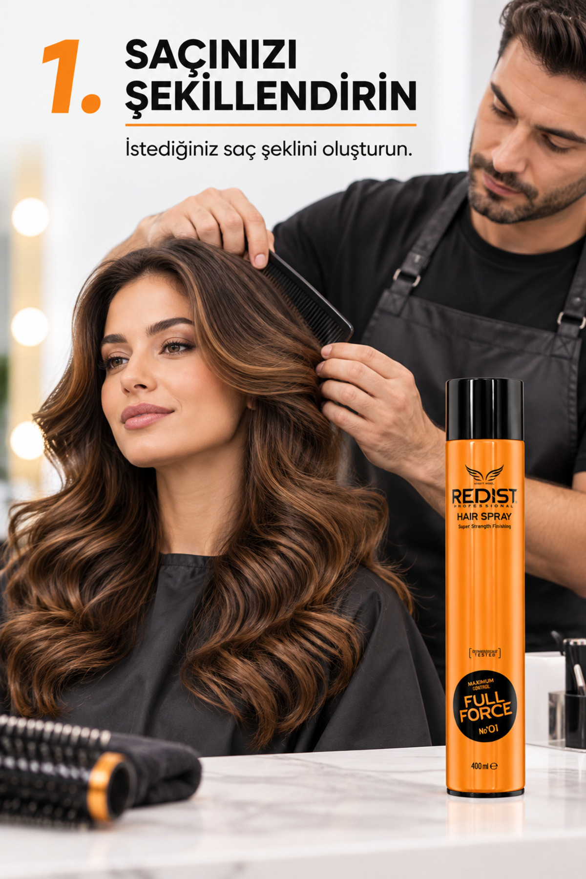 Saç Spreyi Ultra Strong Güçlü Tutuş Gün Boyu Etkili Vegan 400 ml — 8697926006036 — تصویر 6 از 9