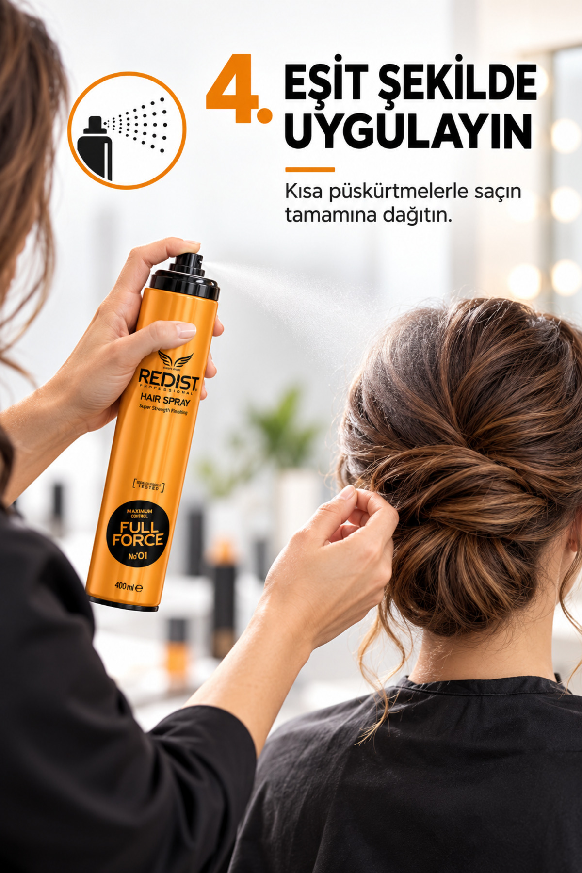 Saç Spreyi Ultra Strong Güçlü Tutuş Gün Boyu Etkili Vegan 400 ml — 8697926006036 — تصویر 9 از 9