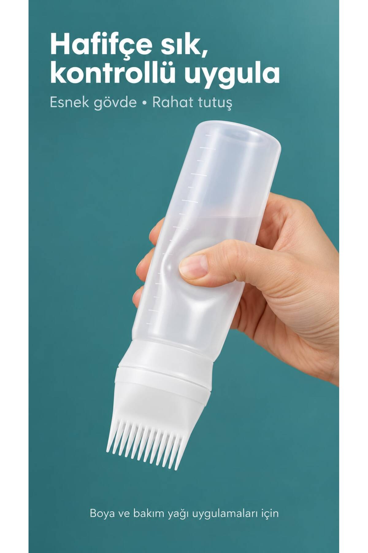 Taraklı Bakım Yağı Uygulama Tarağı Dip Boyası İçin Pratik Aplikatör — EVG_BB5492_9887_1_S — تصویر 4 از 5