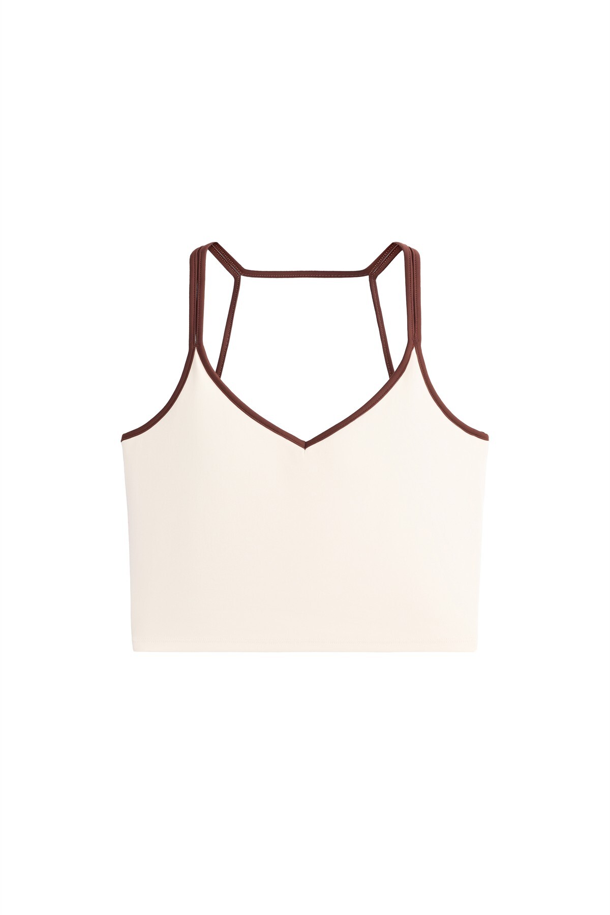 Oysho Kontrast askılı Comfortlux tank top görsel 6