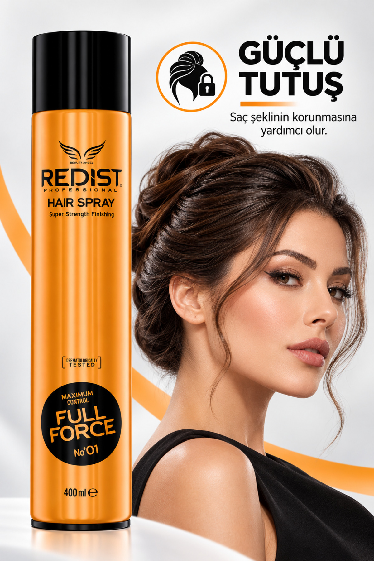 Saç Spreyi Ultra Strong Güçlü Tutuş Gün Boyu Etkili Vegan 400 ml — 8697926006036 — تصویر 3 از 9