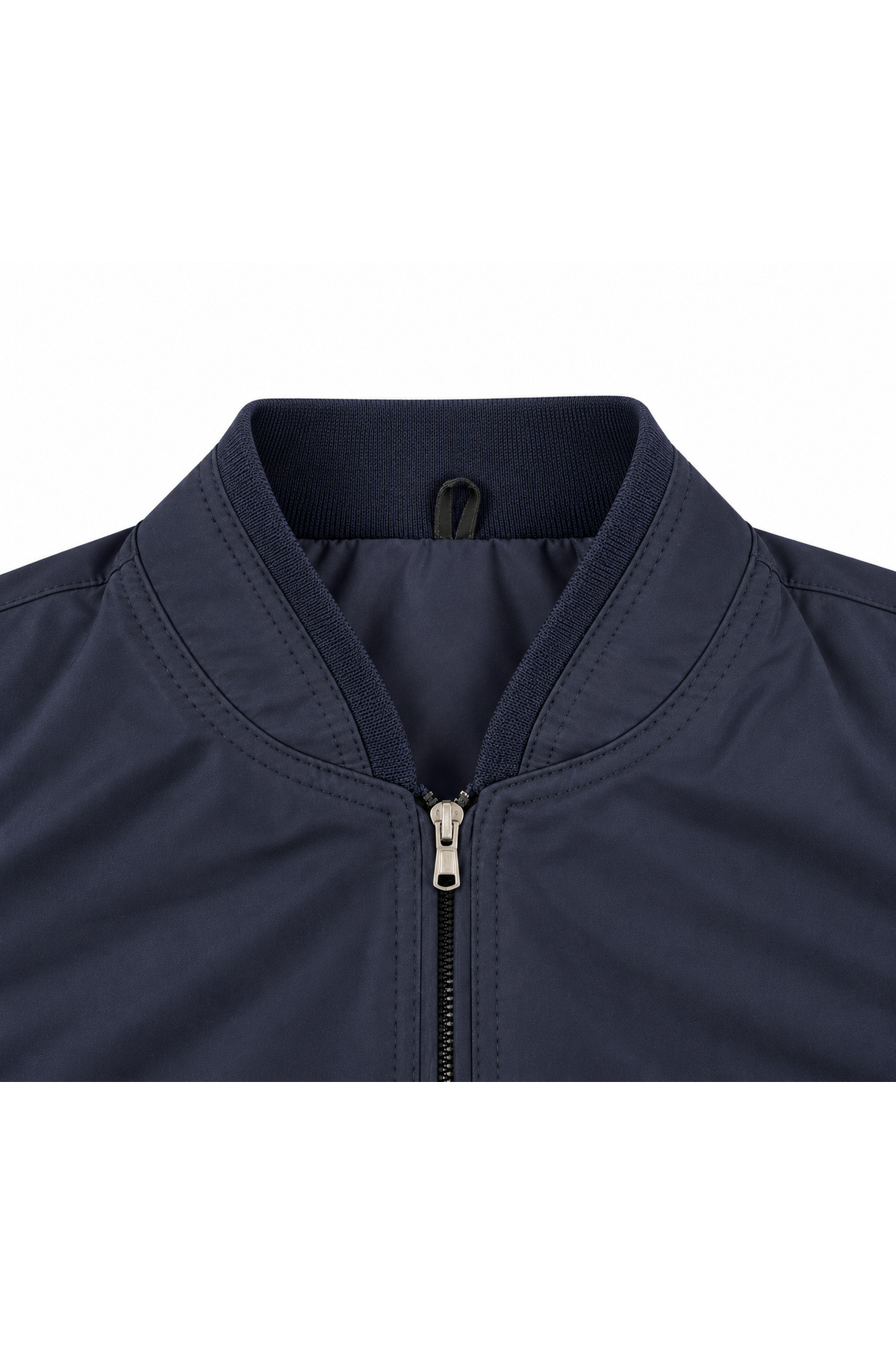 MOT&MONT Erkek Pamuk Polyester Karışım BONDED Kumaş (HAKİM YAKA) Su ve RÜzgar Geçirmez Hafif Günlük & Mevsimlik & Yazlık BABA Montu LACİVERT !!! 1 BEDEN KÜÇÜK ALINIZ !!! görsel 3