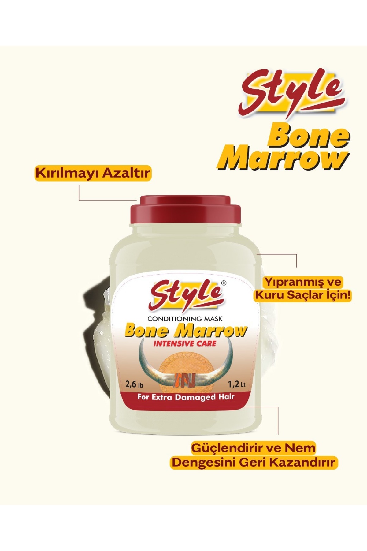 Genel Markalar Bone Marrow 1,200 lt Kemik Iliği Maske — TYC00244457391
