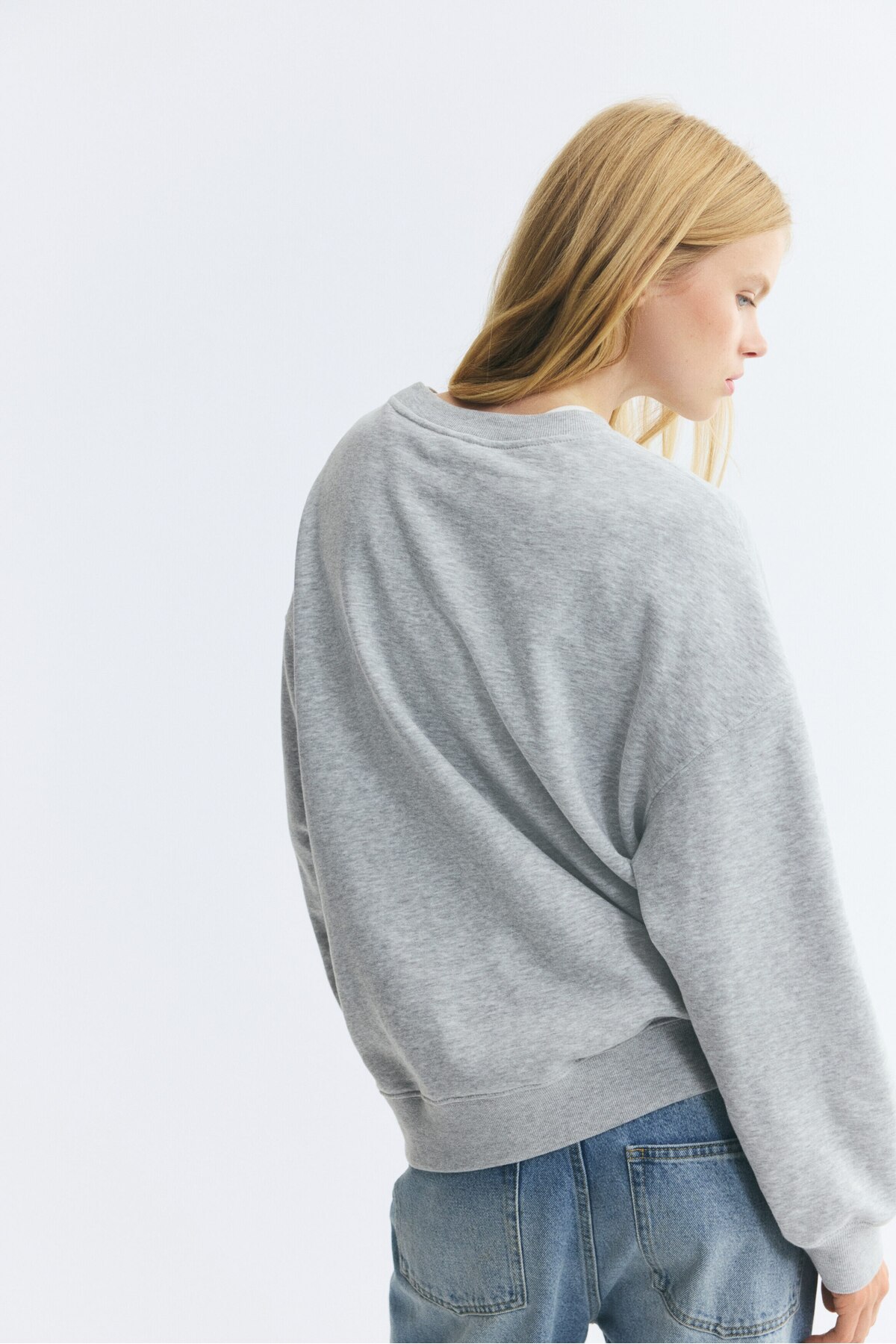H&M Oversize Sweatshirt görsel 4