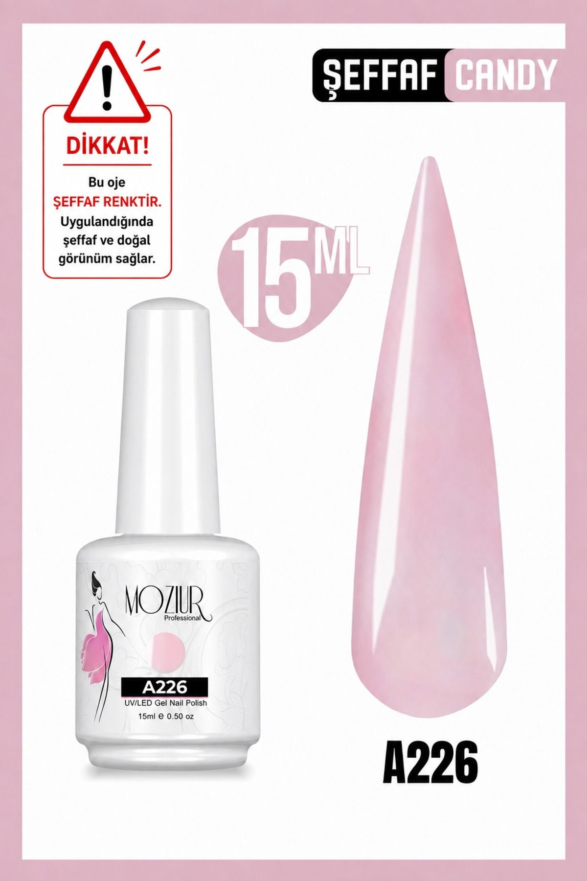 لاک ناخن فرنچ سیکس مدل Nude Transparent Long-Lasting سری 15 میلی‌لیتر سایز بزرگ — رنگارنگ 8683089007409 — تصویر 7 از 8