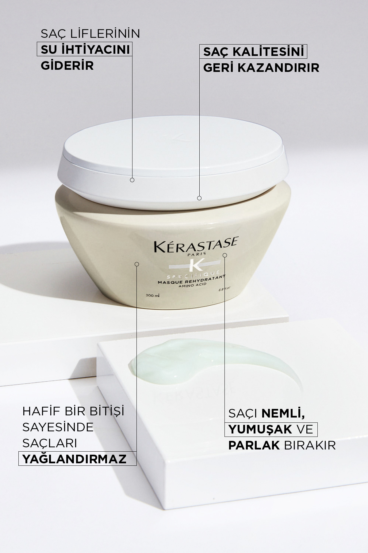 Specifique Masque Rehydratant Yağlanma Karşıtı Dengeleyici Jel Yapılı Maske 200 ml — E3520300 — تصویر 2 از 8