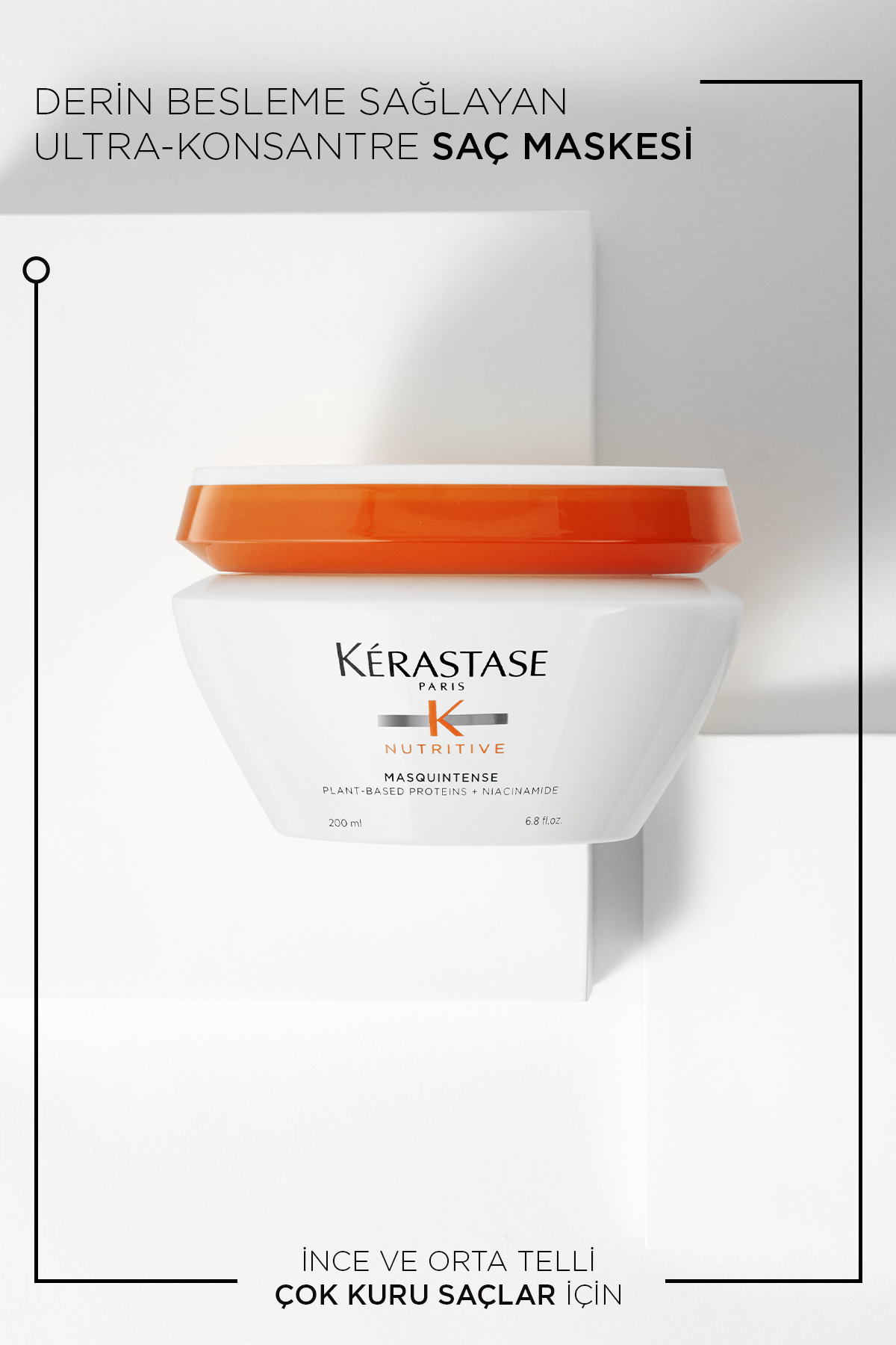 Nutritive Masquintense Kuru Saçlar Için Derin Besleme Sağlayan Saç Maskesi 200 ml — E4039800 — تصویر 4 از 9