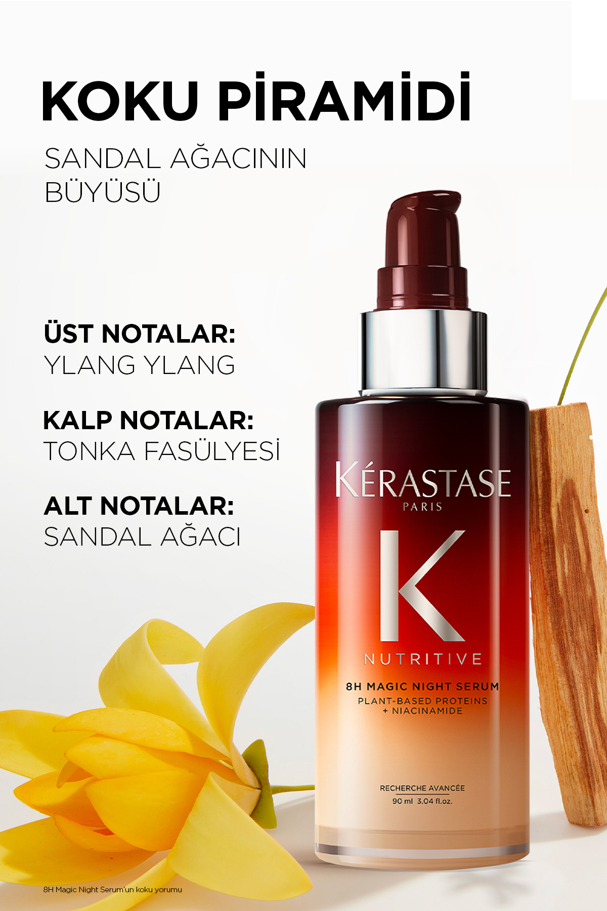 Nutritive Kuru Saçlar Için 8h Magic Night Yoğun Besleyici Gece Serumu 90 ml — E4040400 — تصویر 8 از 8
