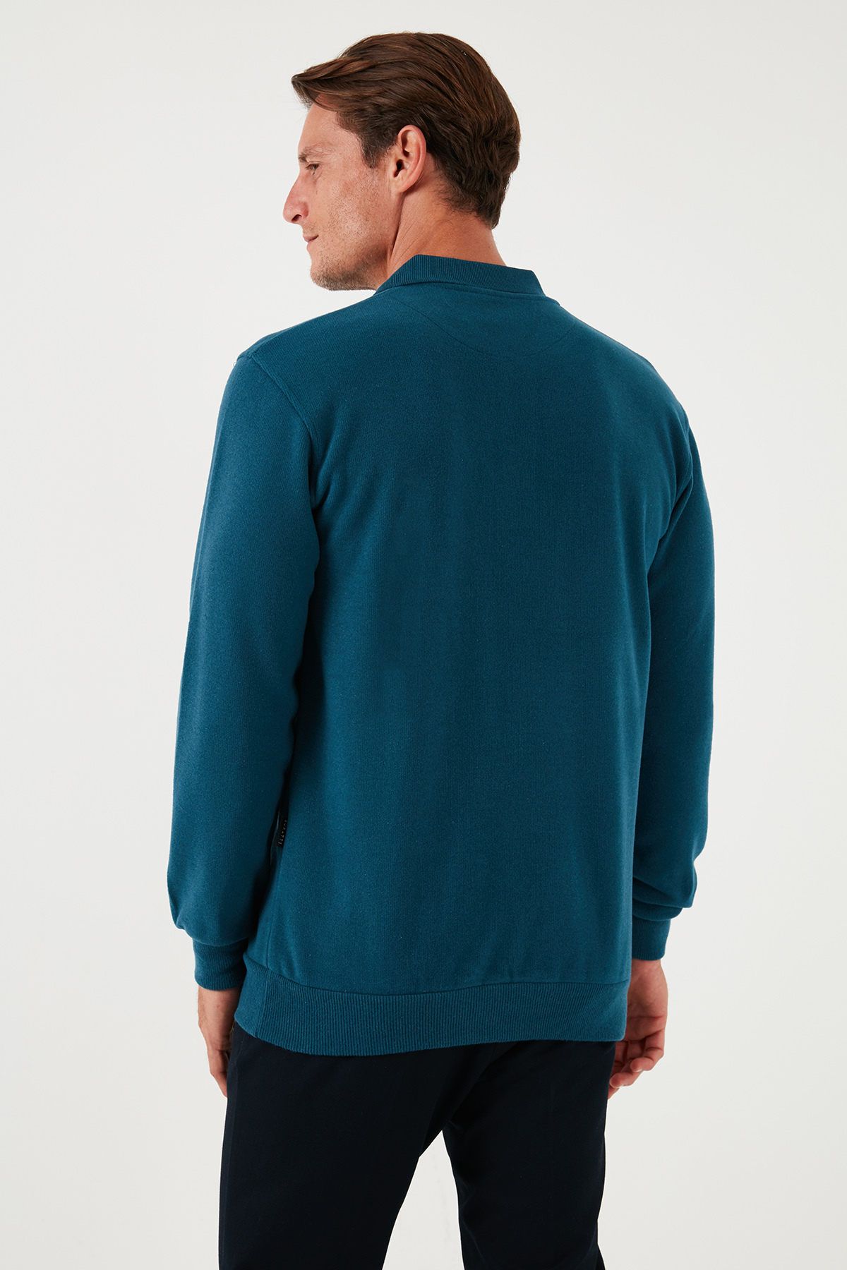 Buratti Pamuk Karışımlı Regular Fit Polo Yaka Kazak Erkek POLO YAKA KAZAK 456223 görsel 7