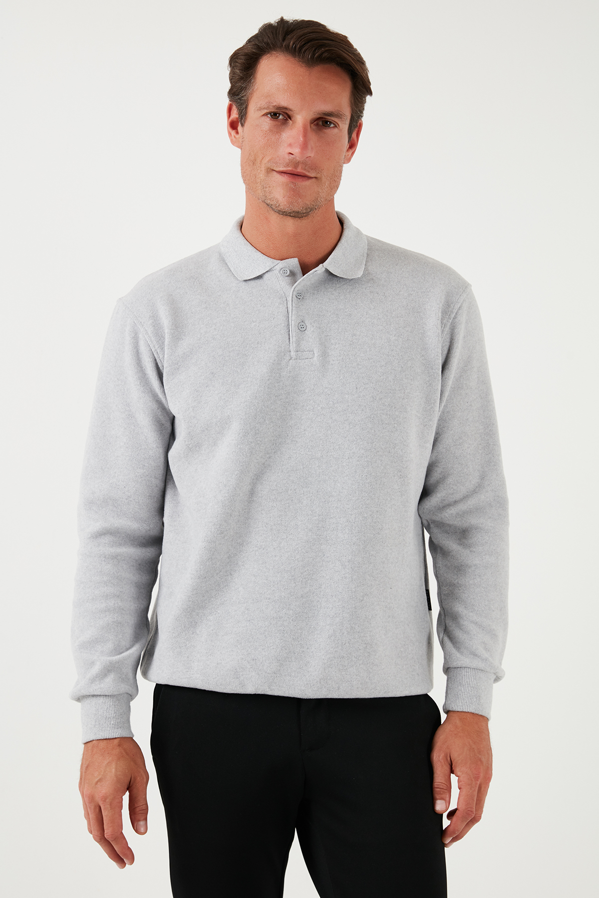 Buratti Pamuk Karışımlı Regular Fit Polo Yaka Kazak Erkek POLO YAKA KAZAK 456223 görsel 5