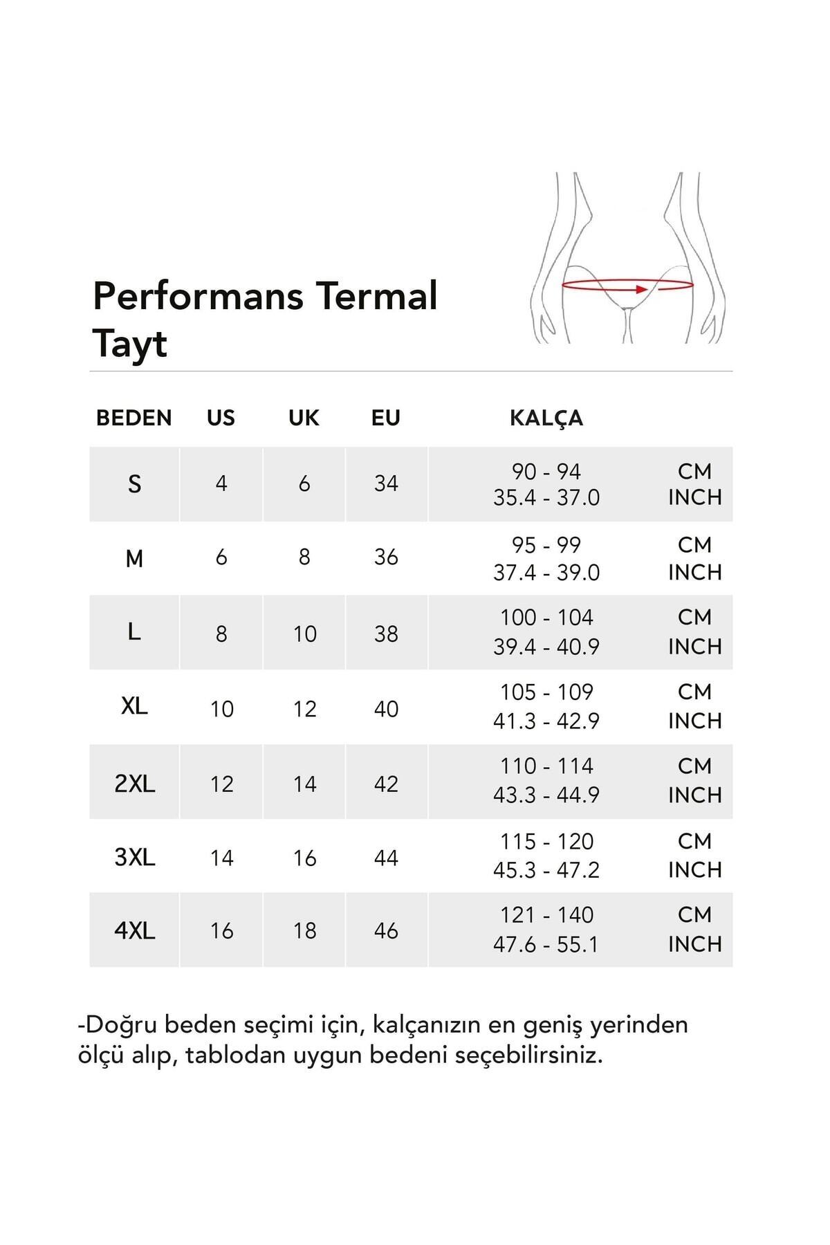 Yamuna Performans Termal Tayt görsel 8