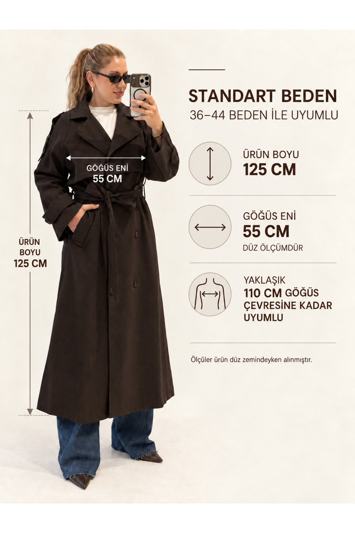 Serpirella Butik Premium Trenç görsel 2