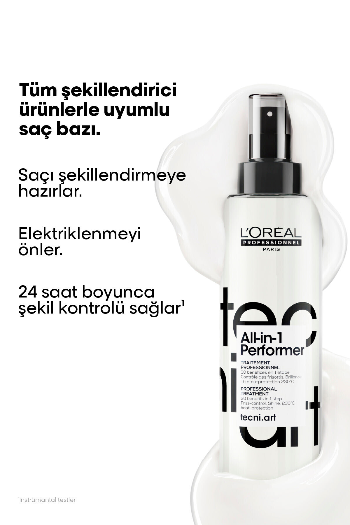 Loreal Professionnel All-In-1 Performer 190 ml Durulanmayan Saç Bakım Spreyi — 231852 — تصویر 3 از 7