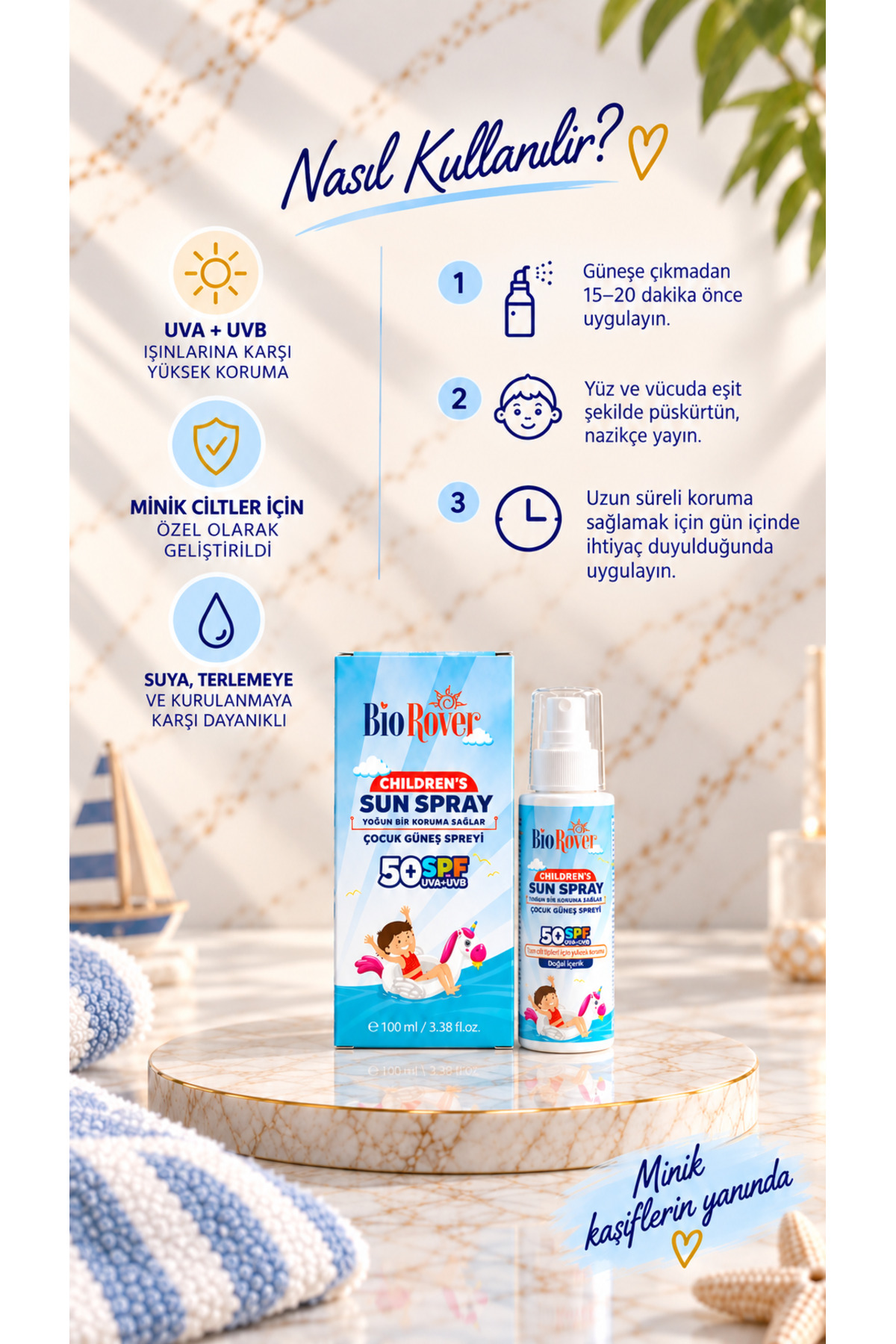 Çocuk Güneş Spreyi Spf 50 100 ml — 58116 — تصویر 2 از 2