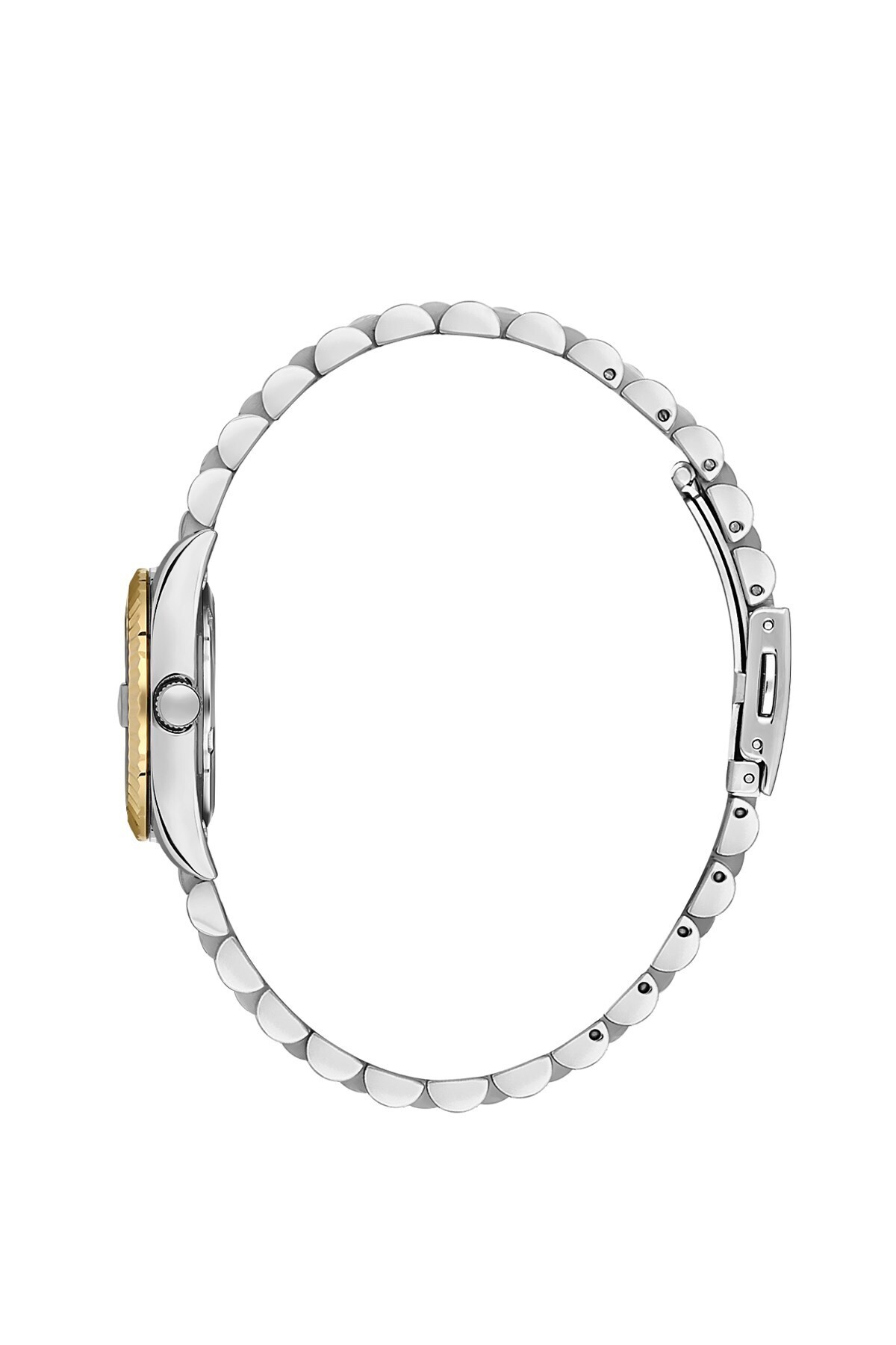 Daniel Klein Sarı Gümüş Retro Mini Rolex Kasa Kadın Kol Saati görsel 2