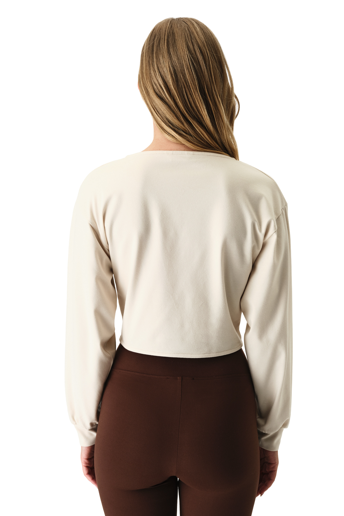 Penti Taş Rengi Cotton Modal Blend Twisted Sweatshirt görsel 4