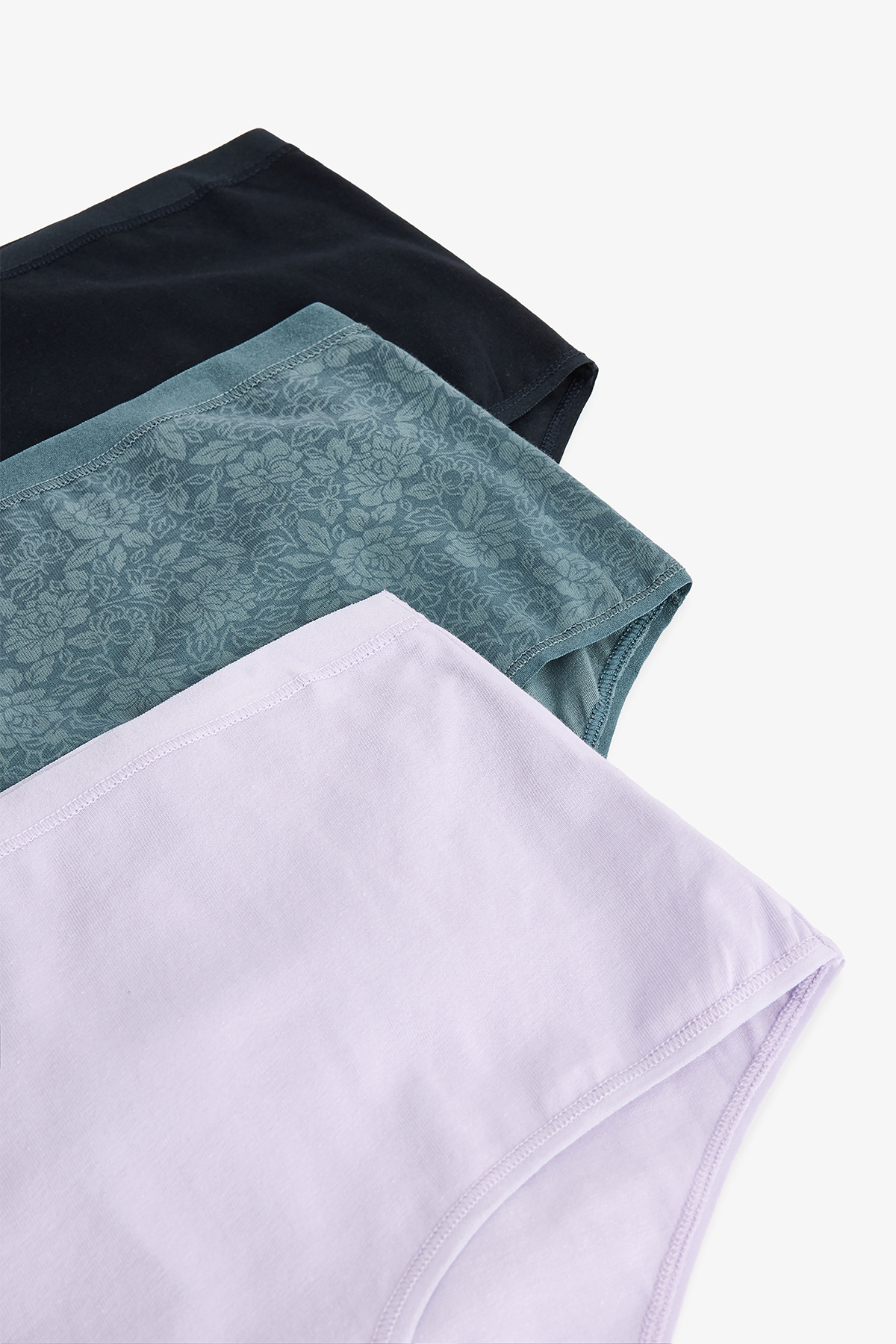 Penti Pure Feel Çiçekli Yüksek Bel 3'lü Slip Külot görsel 5