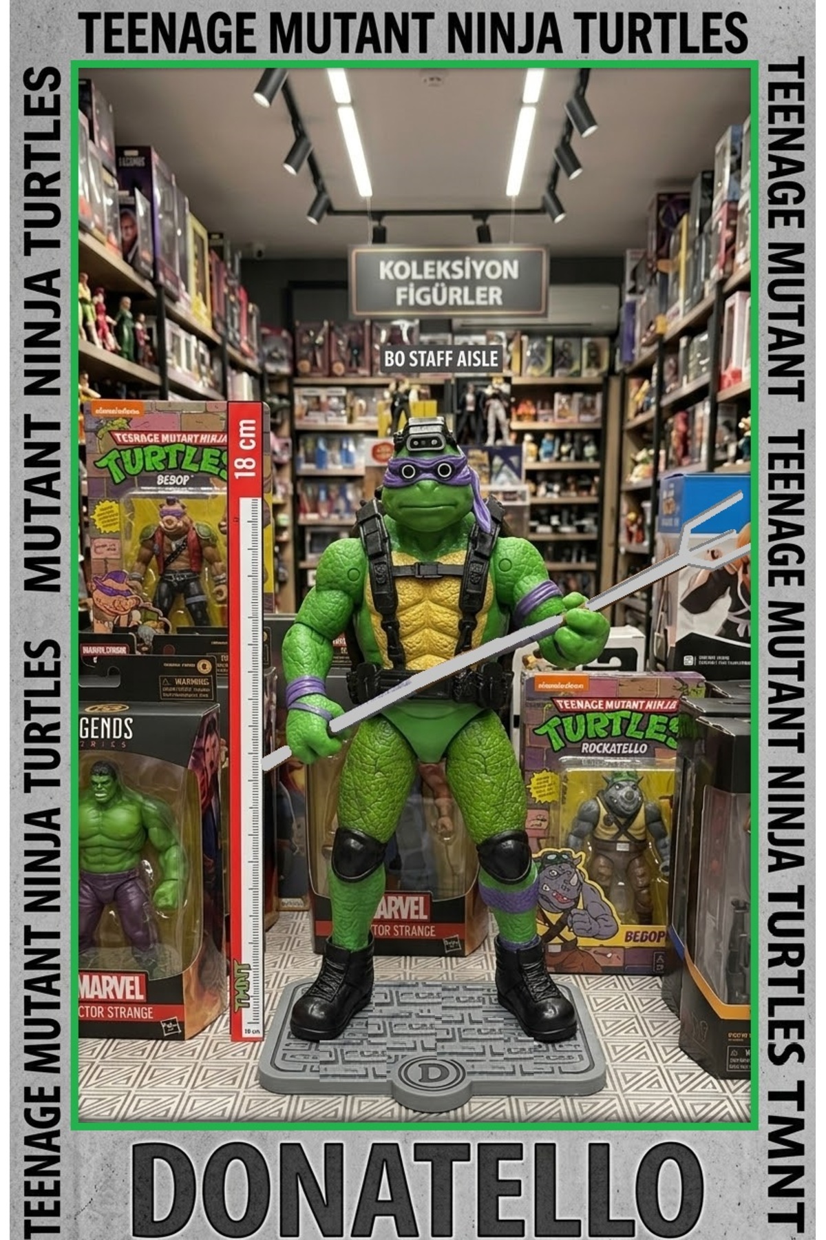 OYUNCAKSAHİLİ Ninja Kaplumbağa Donatello Teanege Mutant Hero