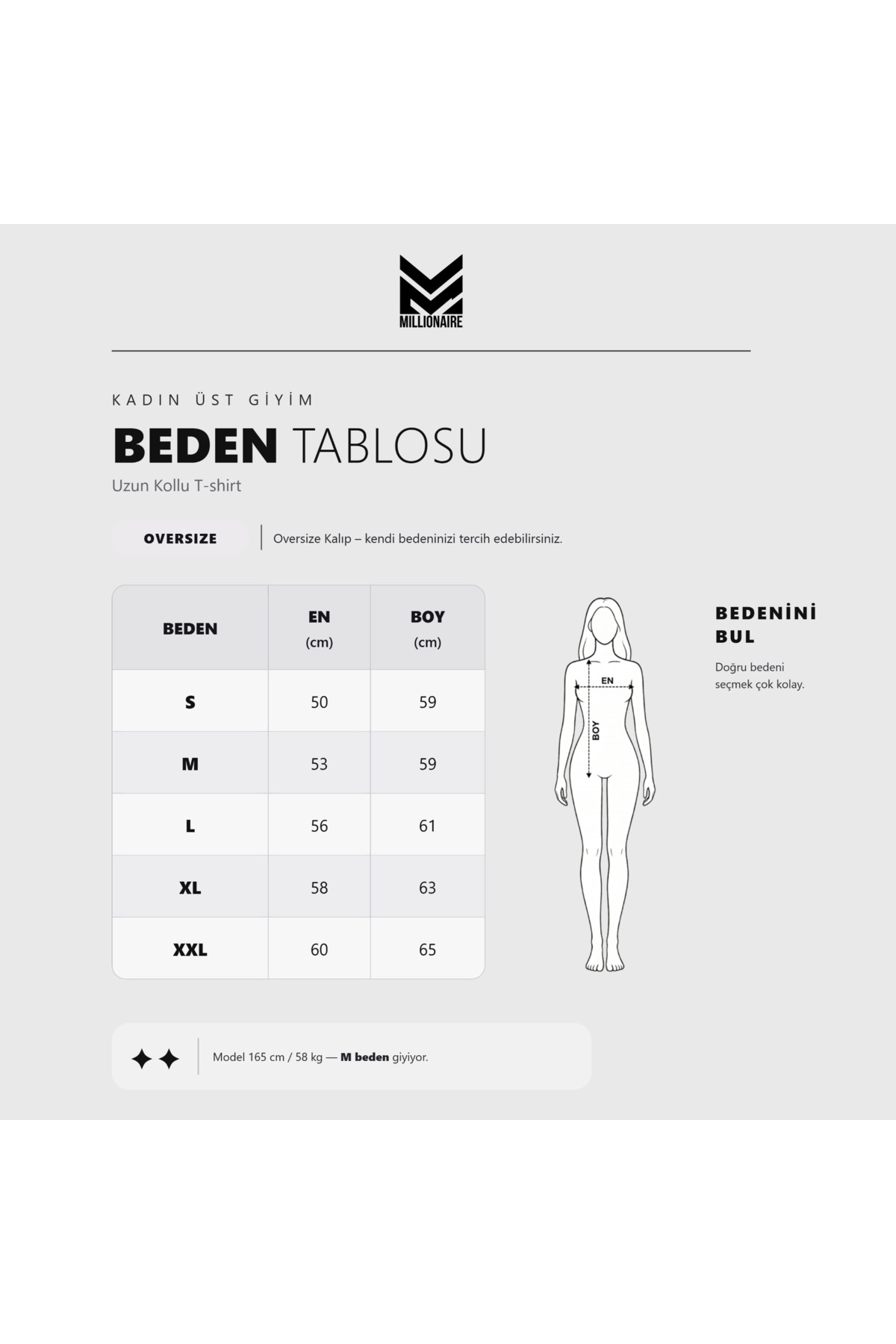 Teenage Millionaire Kadın Kahverengi T-shirt Geniş Kol Bisiklet Yaka Uzun Kollu Tişört görsel 5