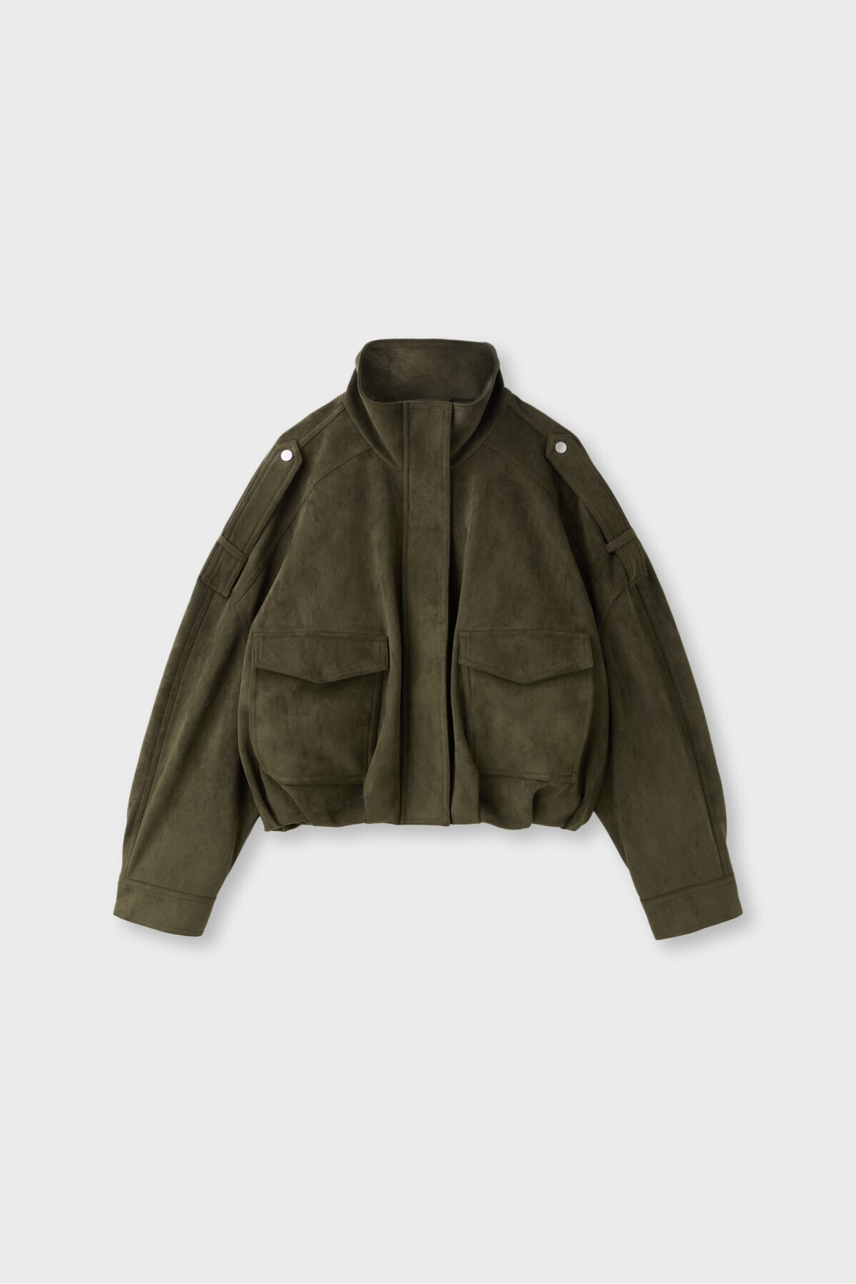 Stradivarius Oversize suni süet ceket görsel 6