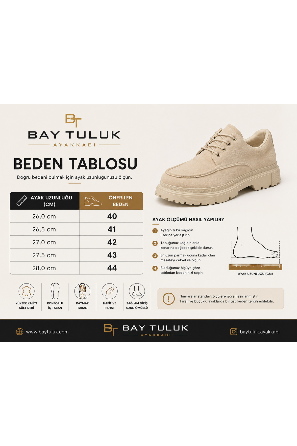 KUBACK Legend is back KB-X6 Kuback Bej Süet Günlük Erkek Ayakkabı görsel 2