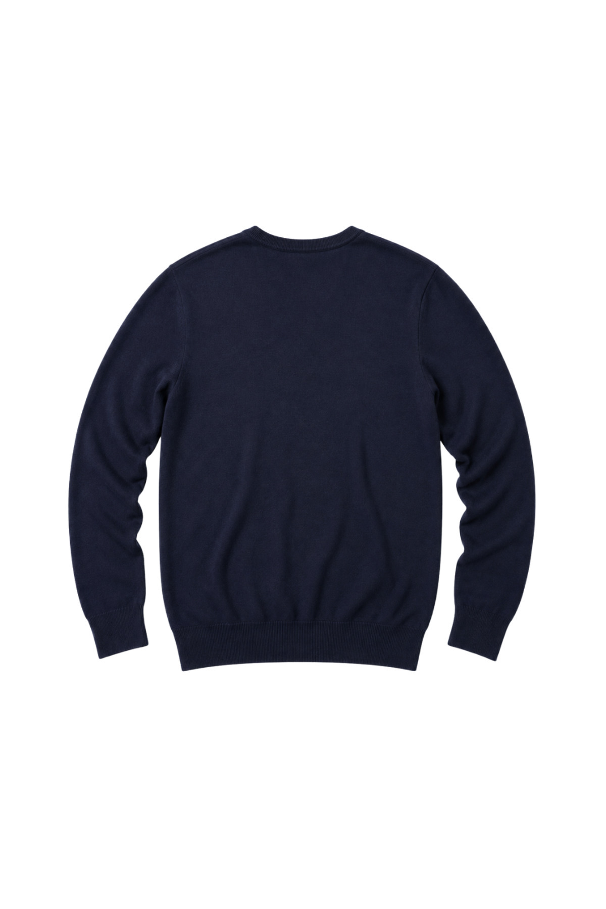 BattalModa Erkek Büyük Beden Lacivert V Yaka Pamuklu Kazak 3XL-4XL-5XL-6XL görsel 5