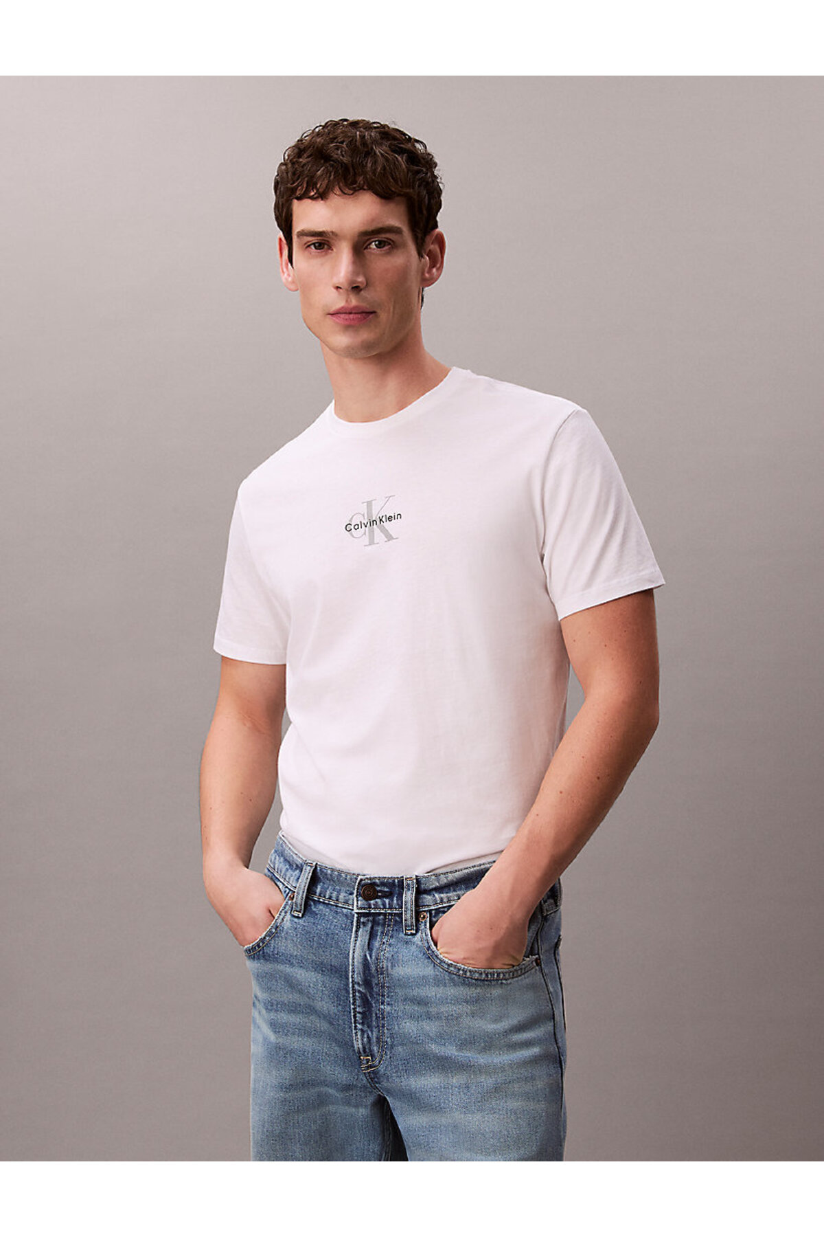 تیشرتمردانهCalvin Kleinسفید