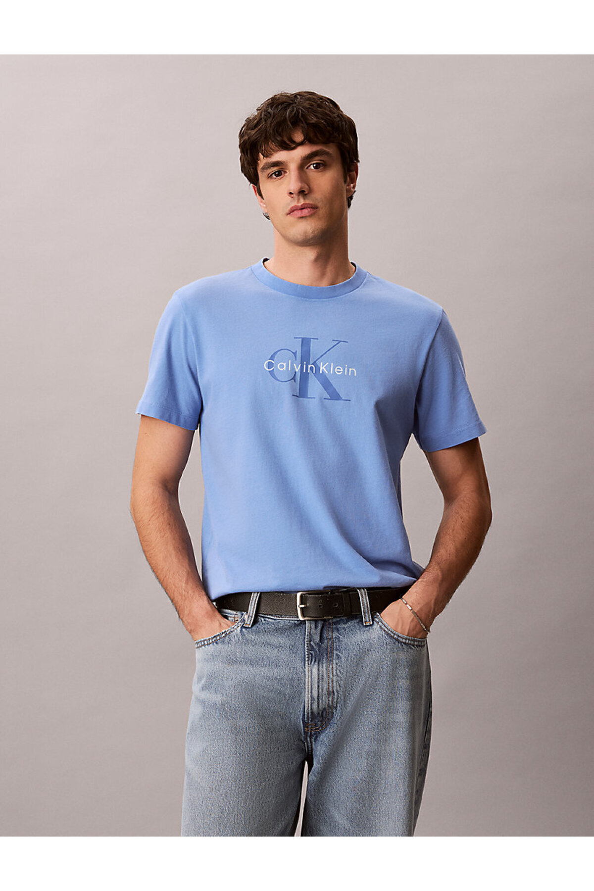تیشرتمردانهCalvin Kleinآبی