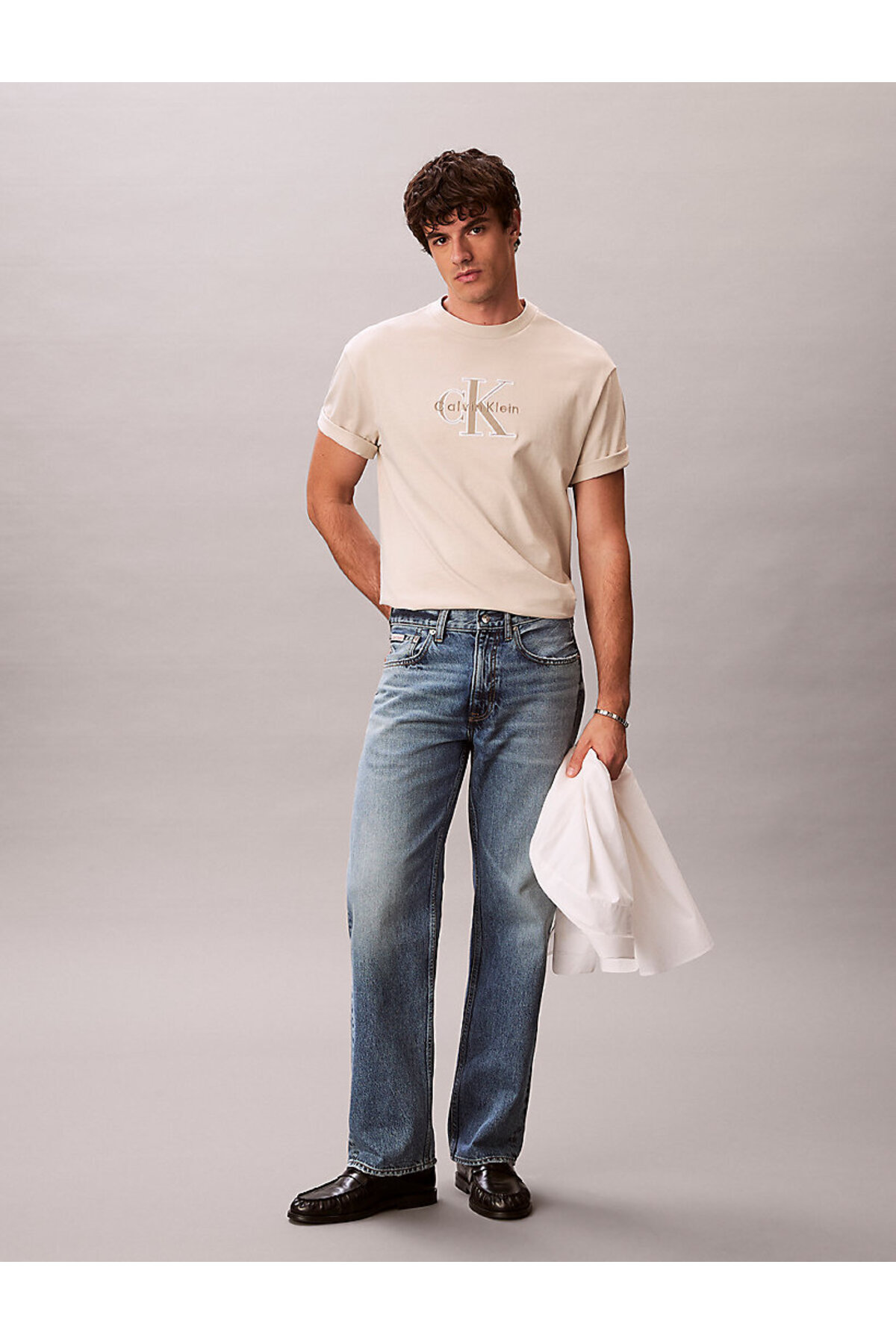 تیشرتمردانهCalvin Kleinسفید