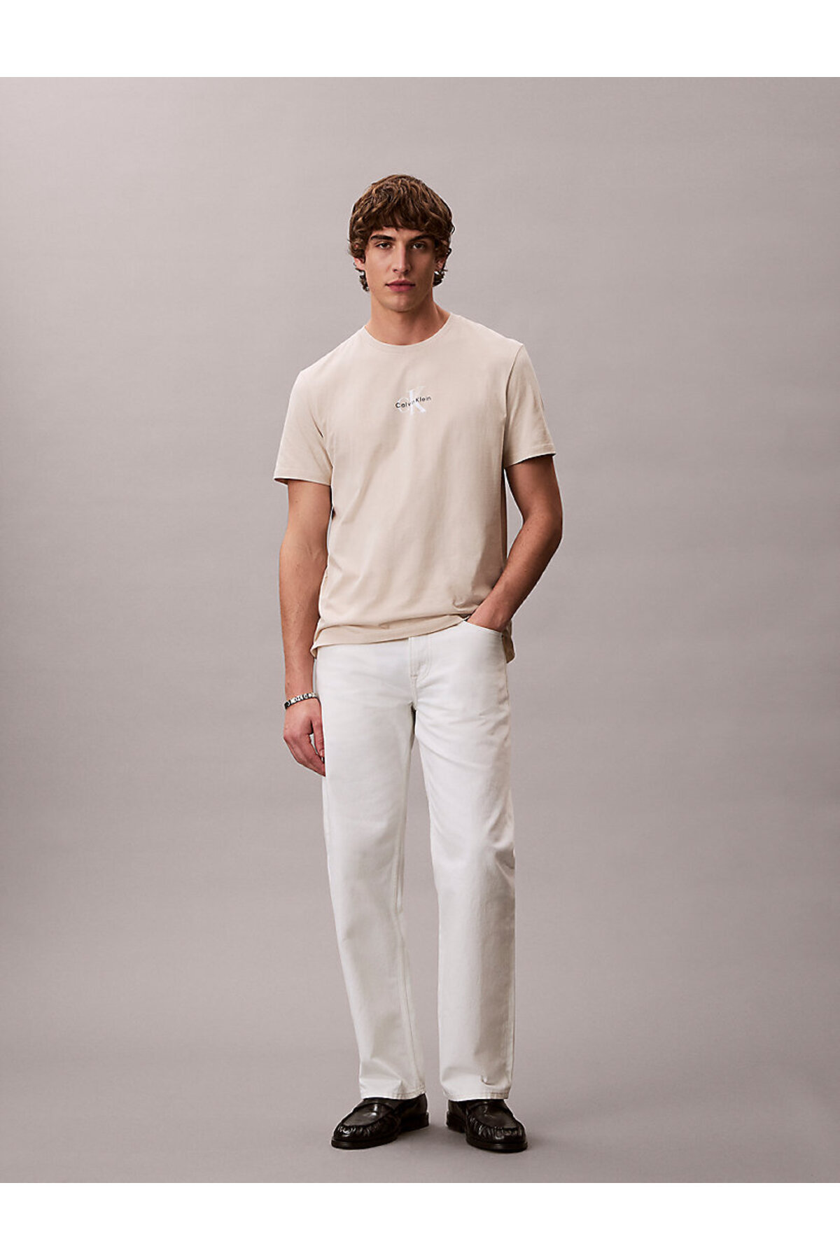 تیشرتمردانهCalvin Kleinسفید