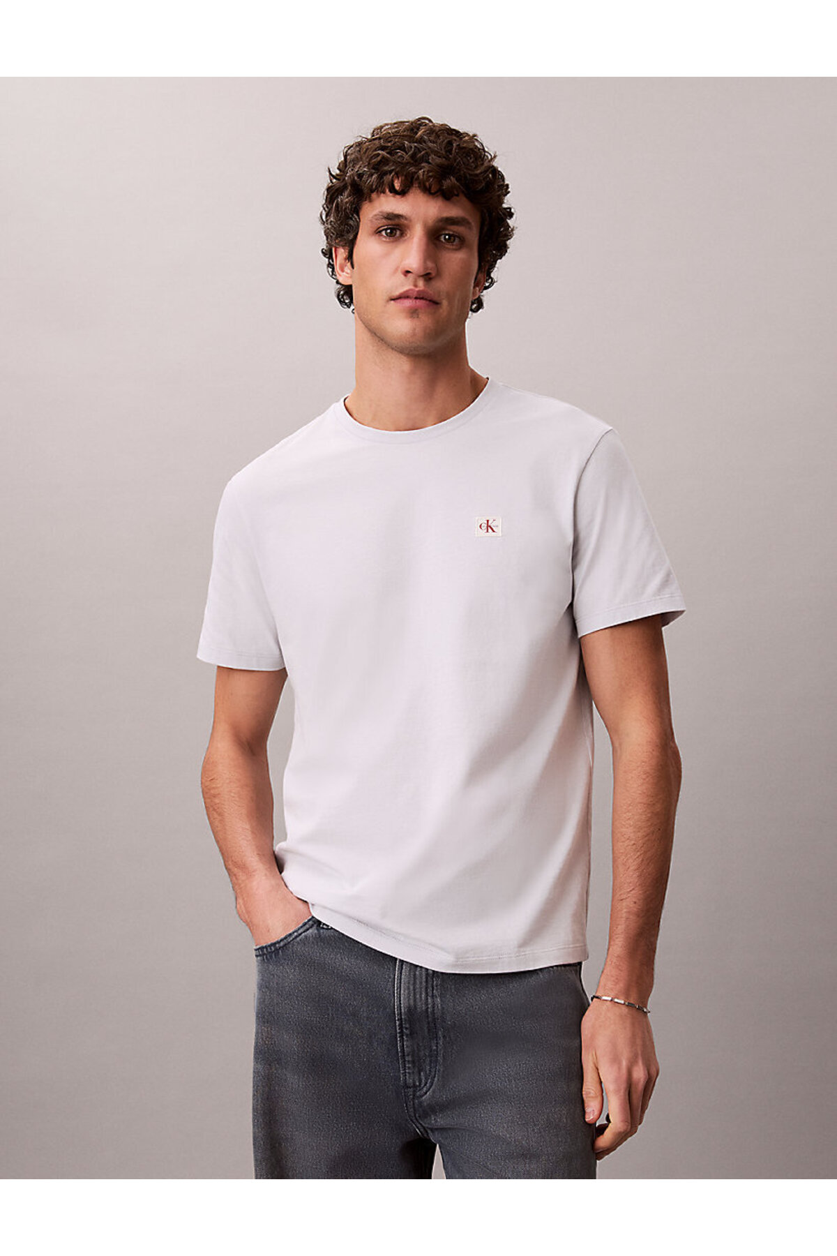 تیشرتمردانهCalvin Kleinخاکستری